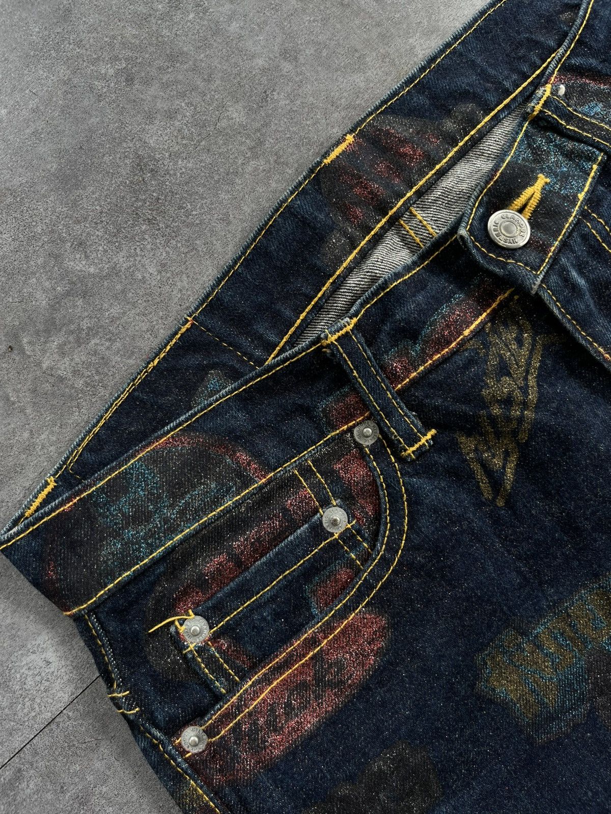 Hysteric Glamour Hysteric Glamour Fullprinted Logo Kinky Jeans Size US 30 / EU 46 - 4 Thumbnail