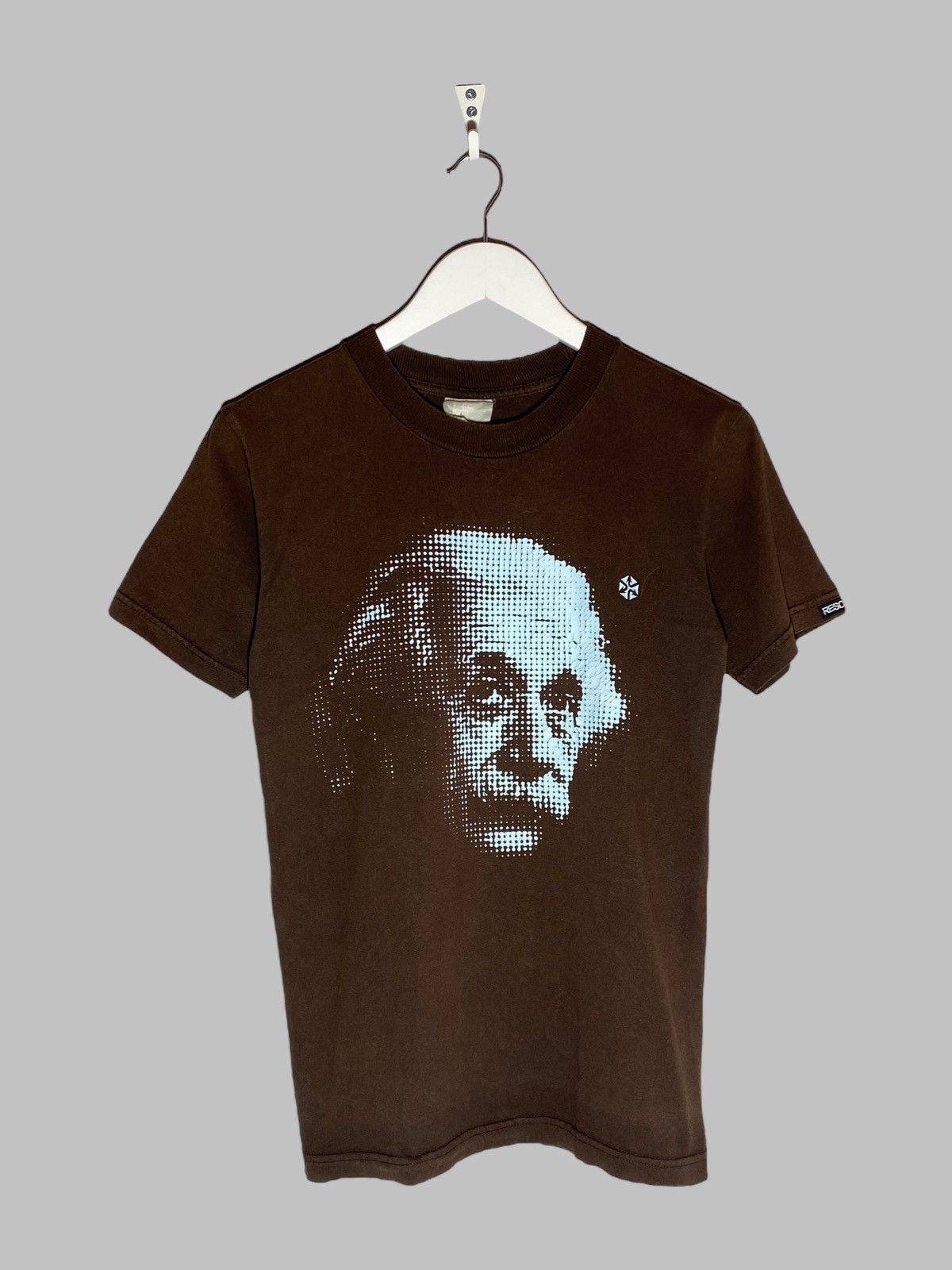 Vintage Resonance Einstein Graphic Tee USA Made Brown