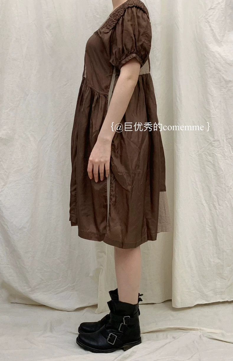 Comme des Garcons Comme Des Garcons Caramel Cocoa V-Neck Brown Khaki Brown D Size S / US 4 / IT 40 - 3 Thumbnail