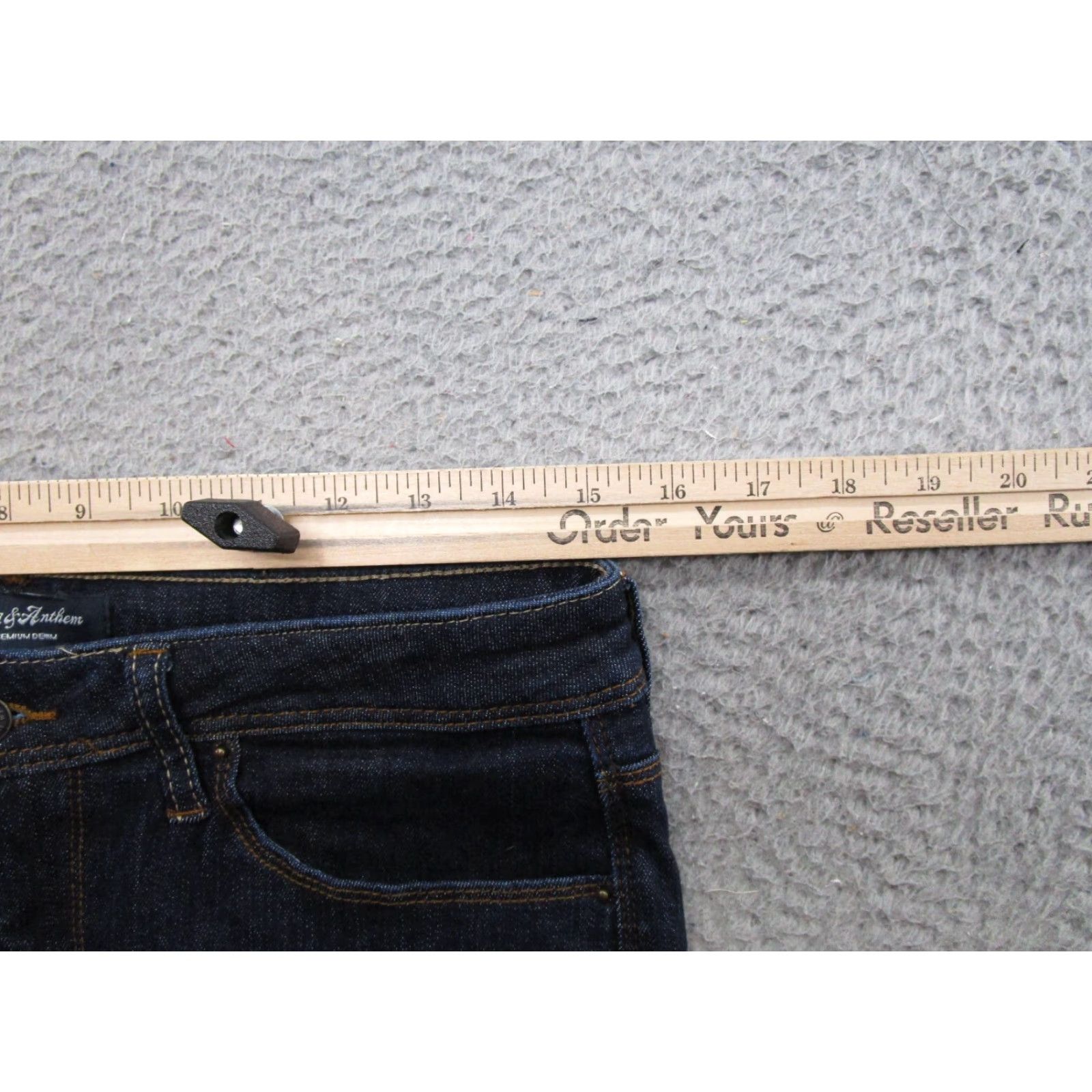 Flag & Anthem VINTAGE Flag & Anthem Premium Denim Dark Wash High Rise Skinny Jeans Women's Size 10 Size 32" / US 10 / IT 46 - 6 Thumbnail