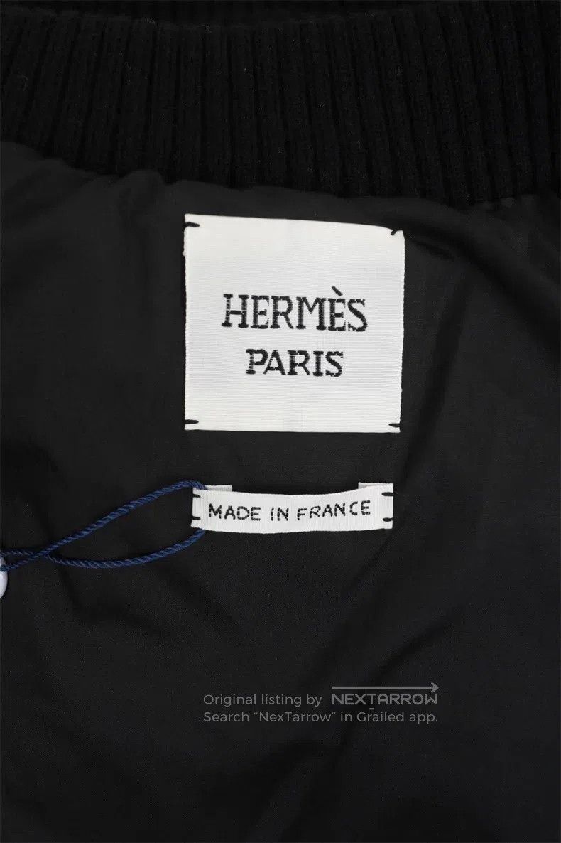Hermes Hermes Street Stitching Black Down Jacket Size XXS / US 00 / IT 34 - 6 Thumbnail