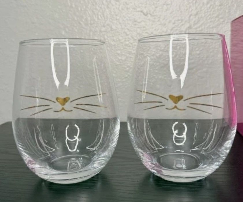 Other Cat Lady Stemless Wine Glasses Size ONE SIZE - 2 Thumbnail