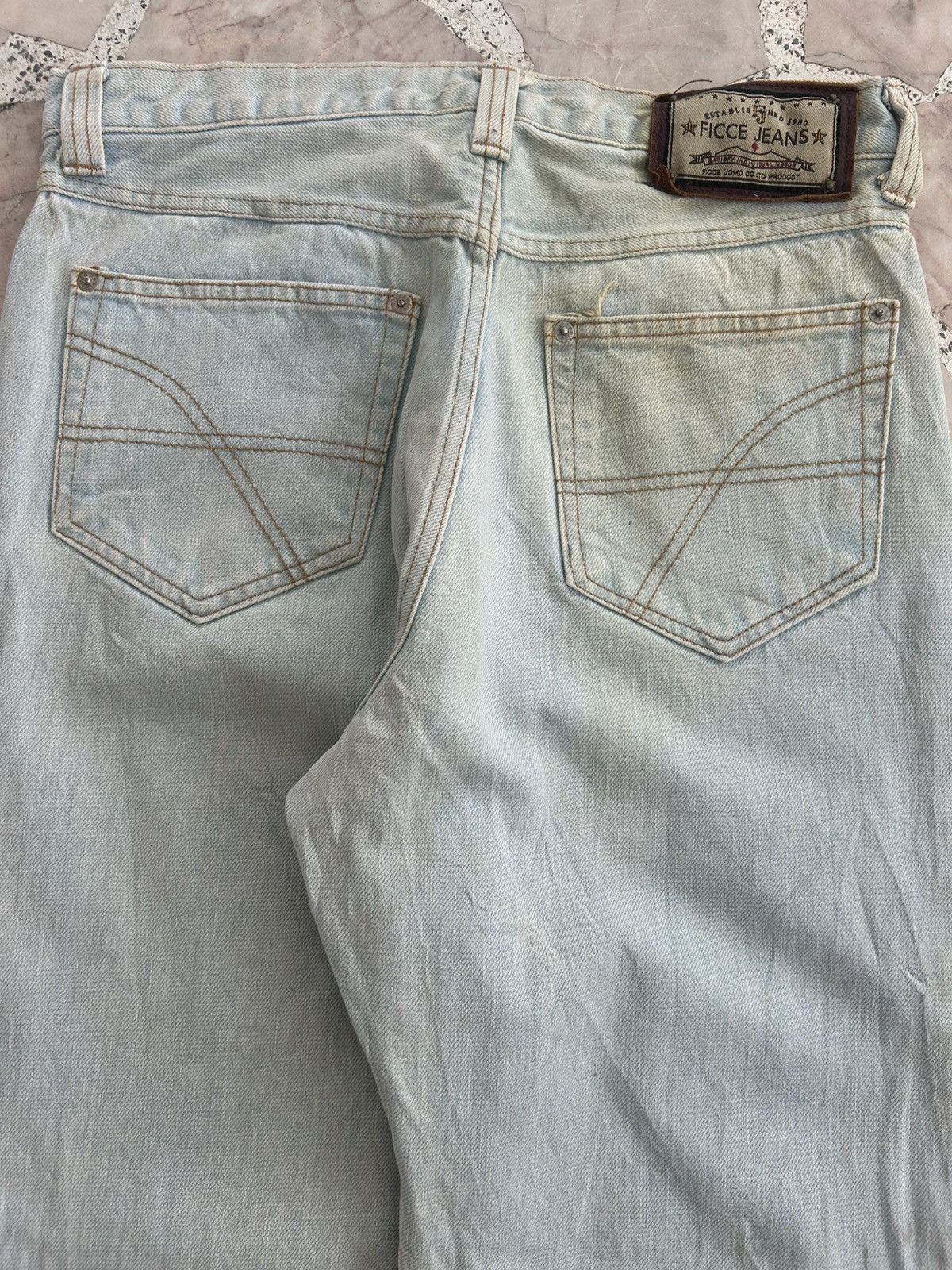 Japanese Brand Ficce Jeans Japan Vintage Denim Size US 32 / EU 48 - 9 Thumbnail