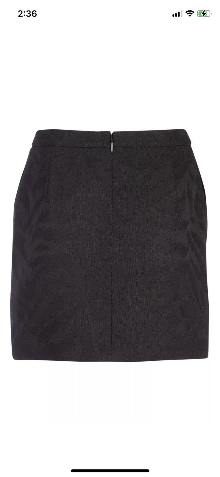 Saint Laurent Paris Saint Laurent wool miniskirt size F40 black Size 28" / US 6 / IT 42 - 6 Thumbnail