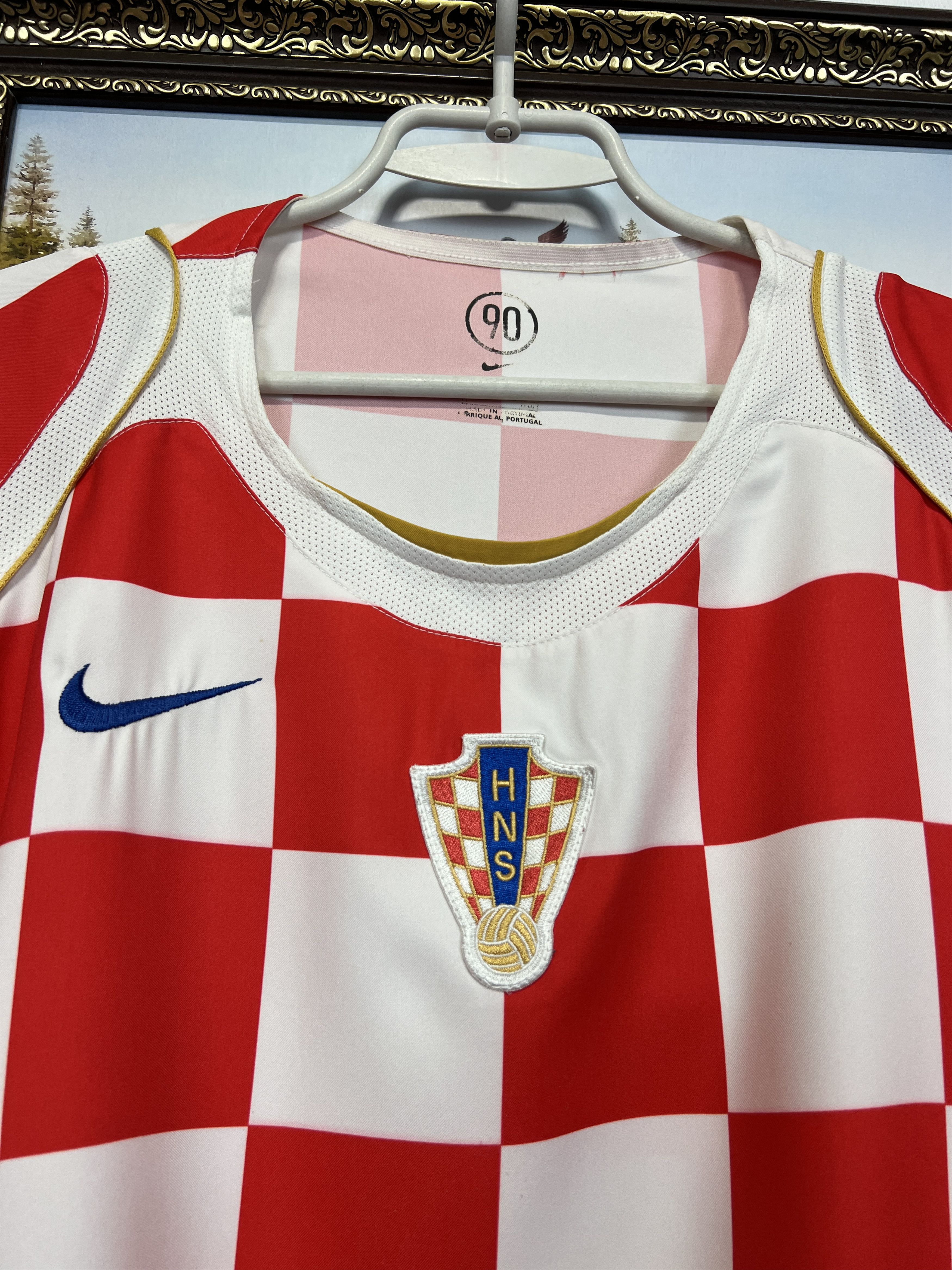 Nike Croatia Home football shirt Soccer Jersey National Trikot Size US XXL / EU 58 / 5 - 3 Thumbnail