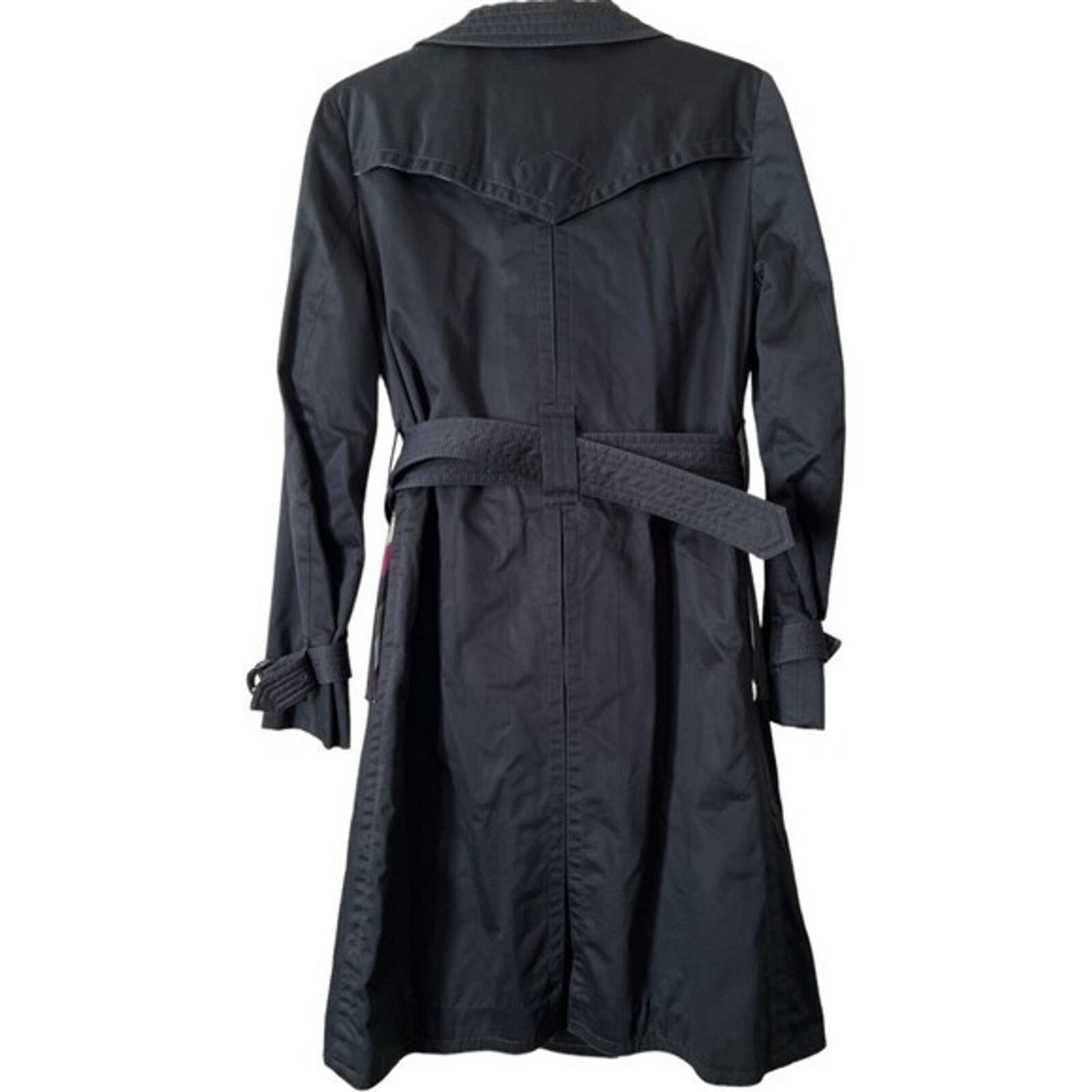 Coach COACH 1941 Navy Trench Coat, XS/US2 SRP: $2500 Size XS / US 0-2 / IT 36-38 - 3 Thumbnail