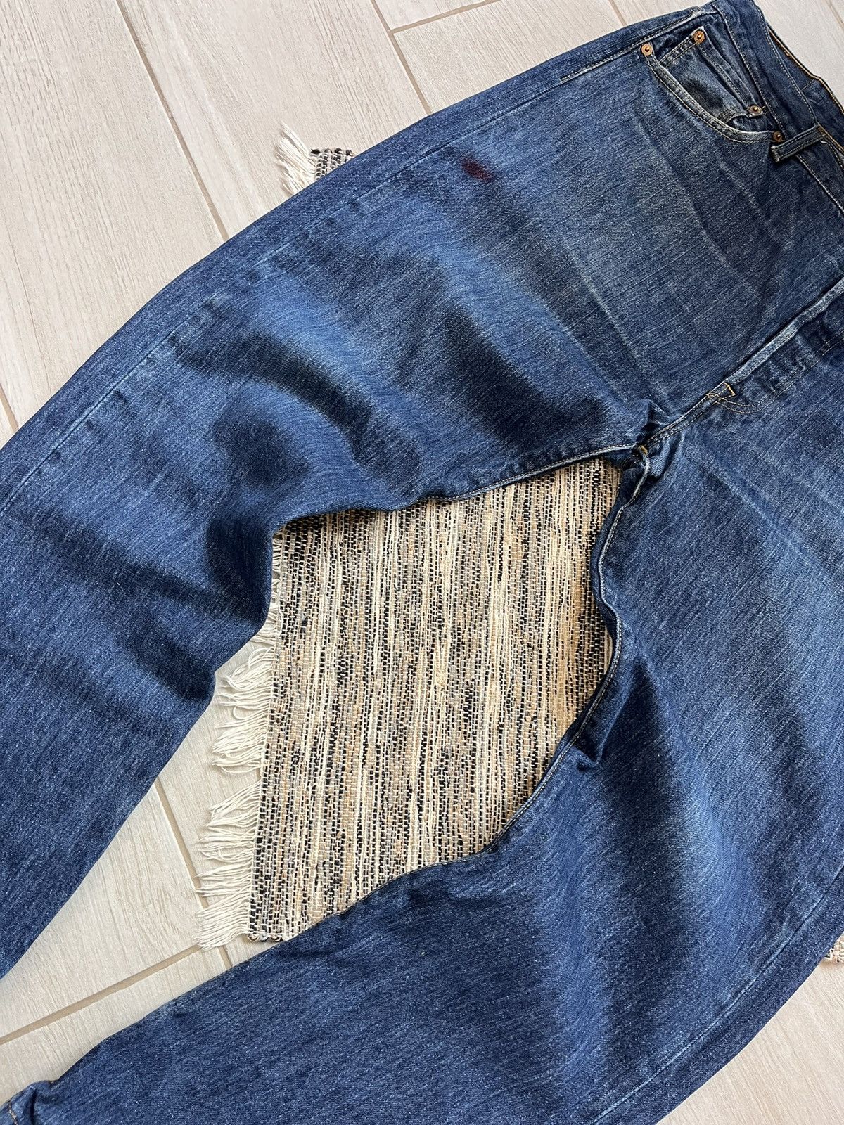 Levi's × Vintage Levis 501 denim jeans workwear distressed style Size US 40 / EU 56 - 4 Thumbnail