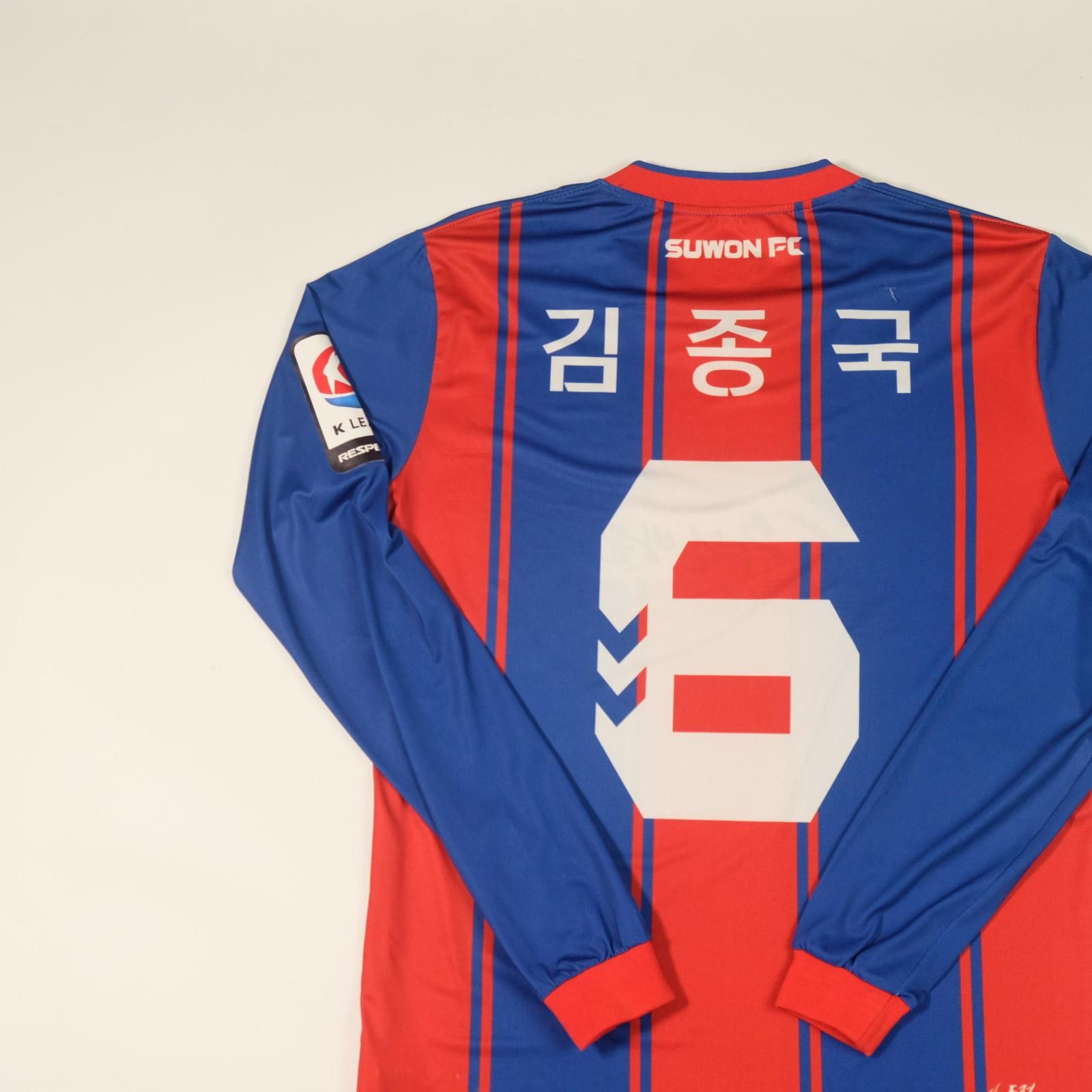 Hummel 2014 Suwon FC Home Shirt K-League (M) Size US M / EU 48-50 / 2 - 4 Thumbnail