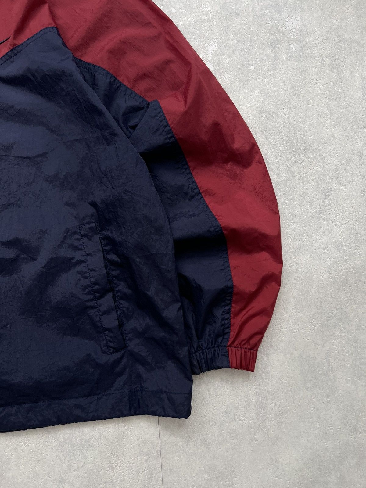 Nike 00's NIKE RETRO RARE SWOOSH LOGO TRACK JACKET Y2K Size US M / EU 48-50 / 2 - 2 Thumbnail