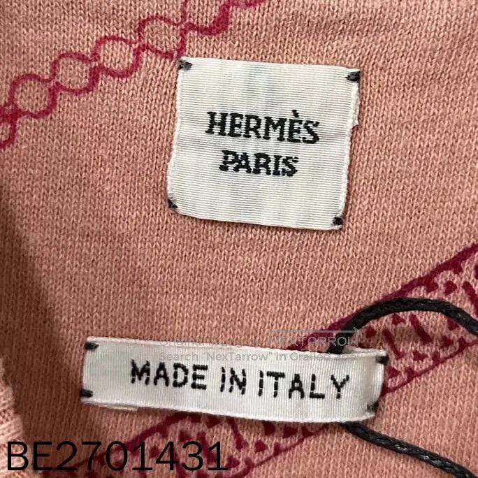 Other Hermes Pattern Printed Ribbed Round Neck Long Sleeve Sweat Size XS / US 0-2 / IT 36-38 - 4 Thumbnail