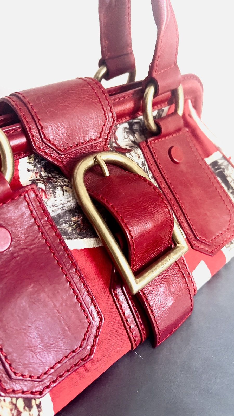 Celine CÉLINE Vintage Ella Frame Bag – Limited Edition Paris Size ONE SIZE - 11 Thumbnail