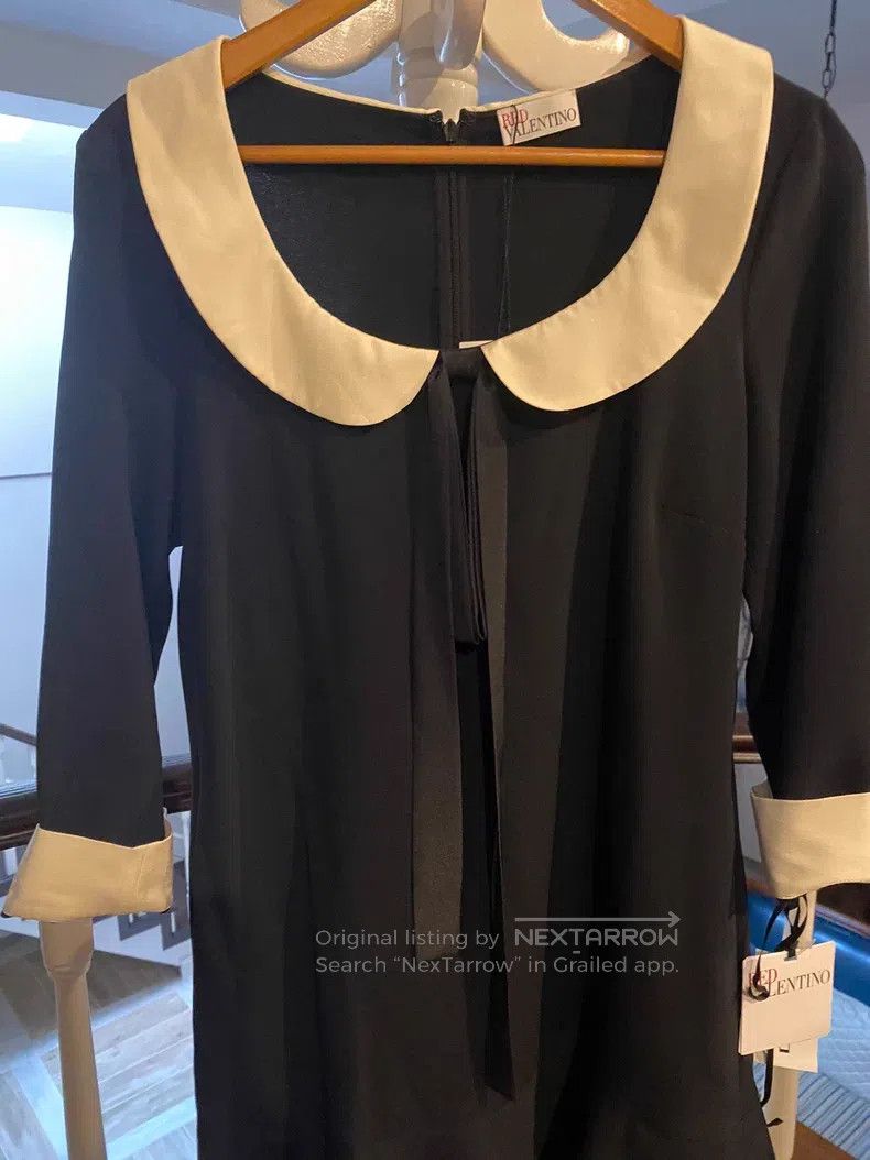 Valentino Valentino Long sleeve crew neck bow streamer umbrella dres Size M / US 6-8 / IT 42-44 - 4 Thumbnail