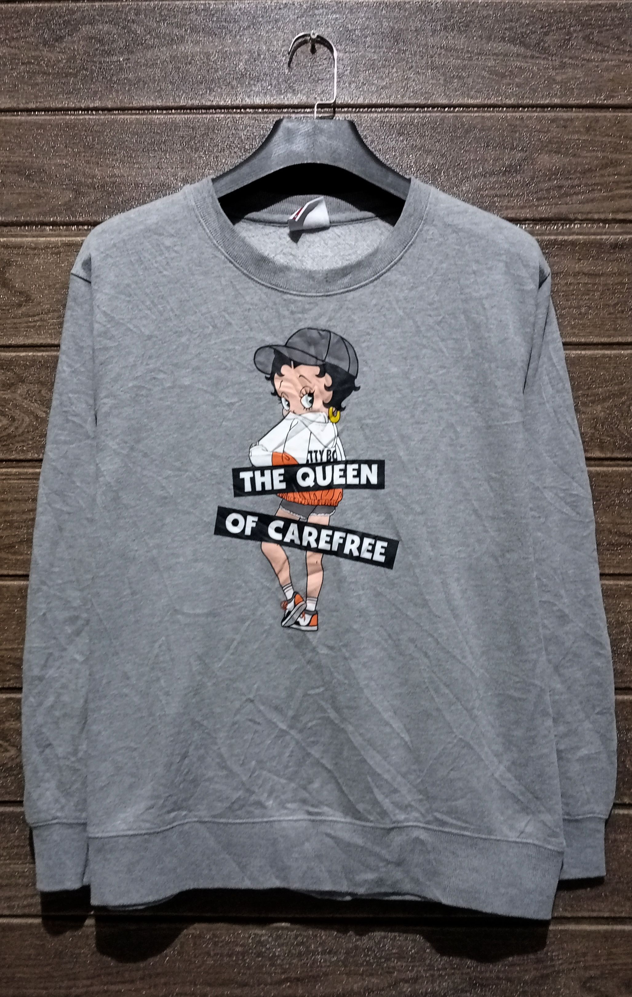 Japanese Brand Betty Boop The Queen of Carefree Crewneck Sweatshirt Size US XXL / EU 58 / 5 - 1 Thumbnail