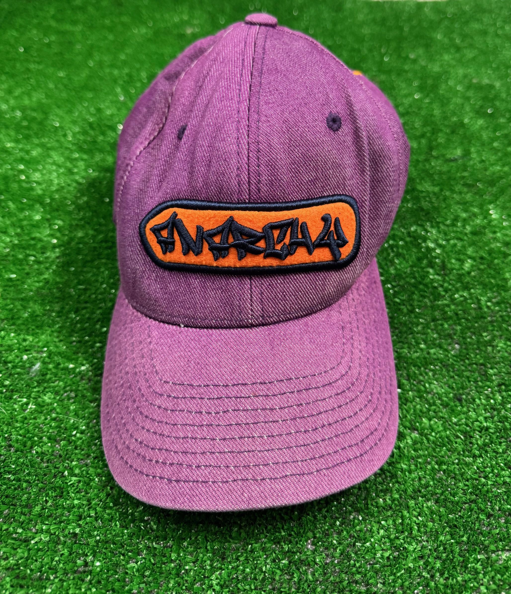 Japanese Brand × Vintage Vintage Anarchy Embroidered Flexfit Made in Korea Cap S / M Size ONE SIZE - 1 Thumbnail