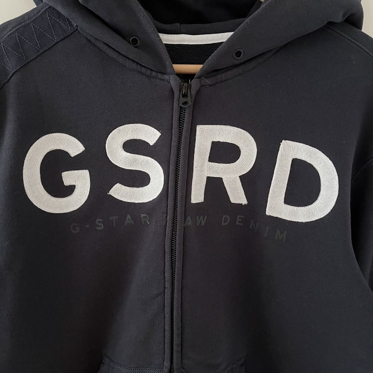 G-Star Vintage G-Star Big Central Logo Blue Zip Hoodie Streetwear Size US L / EU 52-54 / 3 - 2 Thumbnail