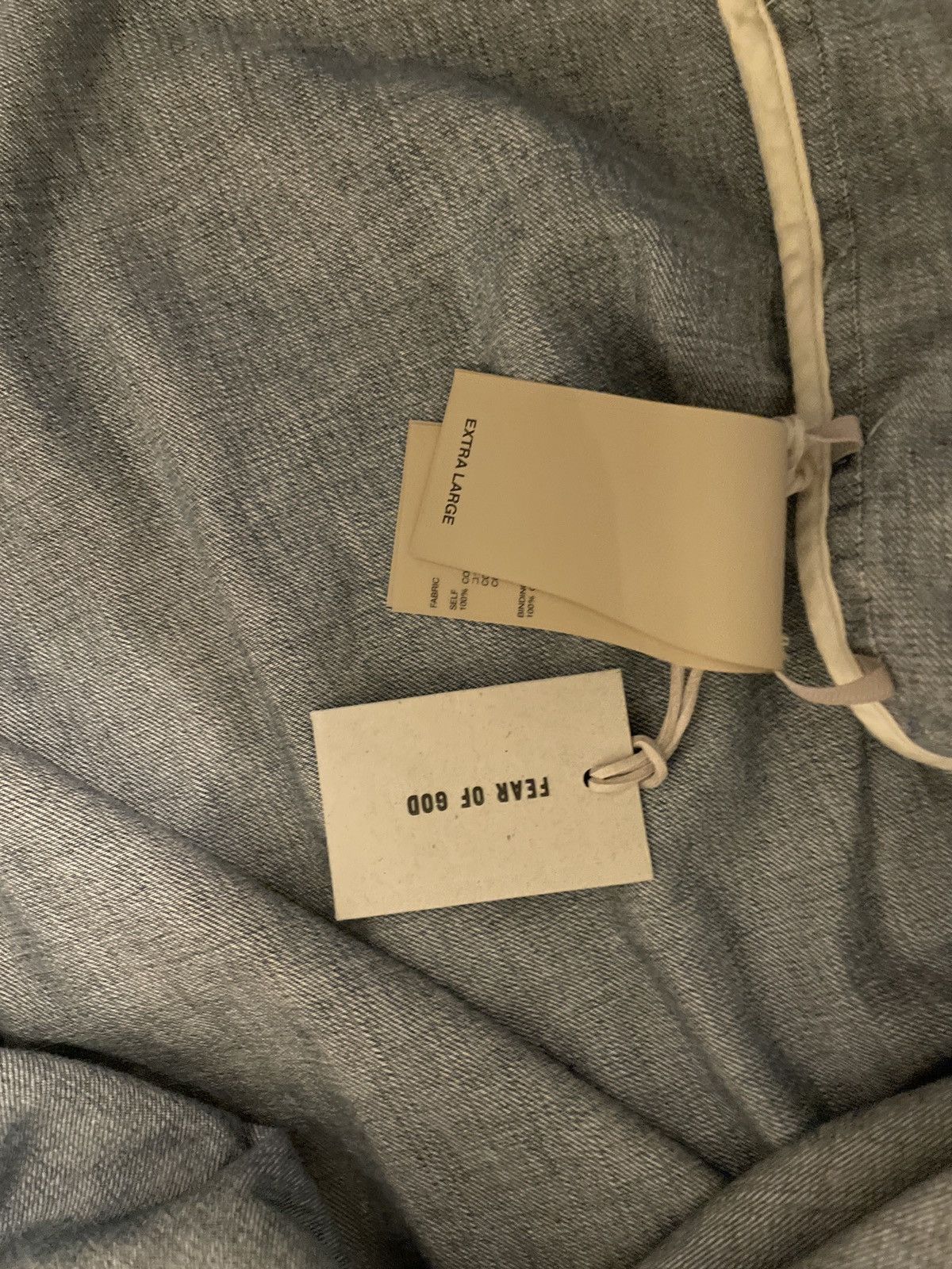 Fear of God Denim Shirt Jacket Size US XL / EU 56 / 4 - 5 Thumbnail