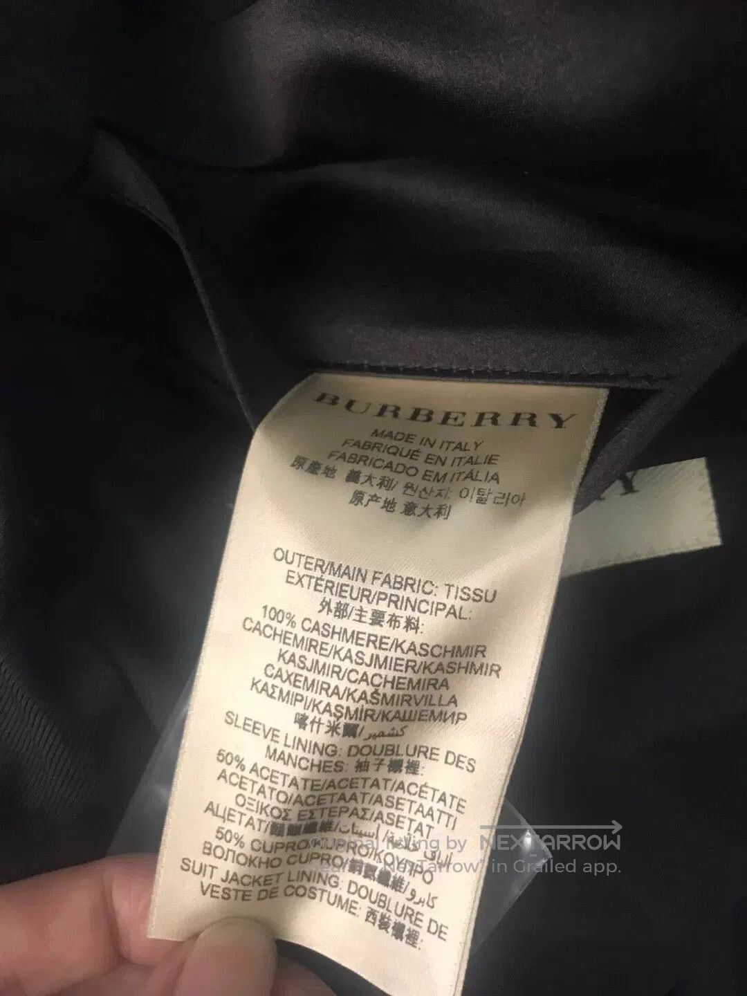 Burberry Burberry Handmade Cashmere Blazer Suit. Size US M / EU 48-50 / 2 - 6 Thumbnail