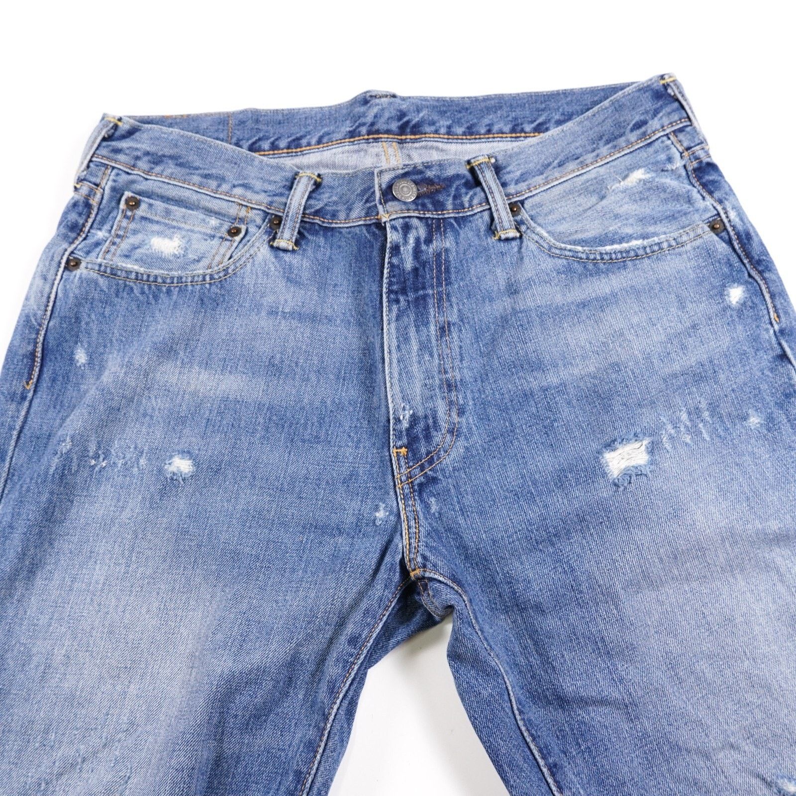 Levi's Levi Strauss 541 Denim Jean Straight Wide Cutoff Short 33x34 Size US 33 - 5 Thumbnail