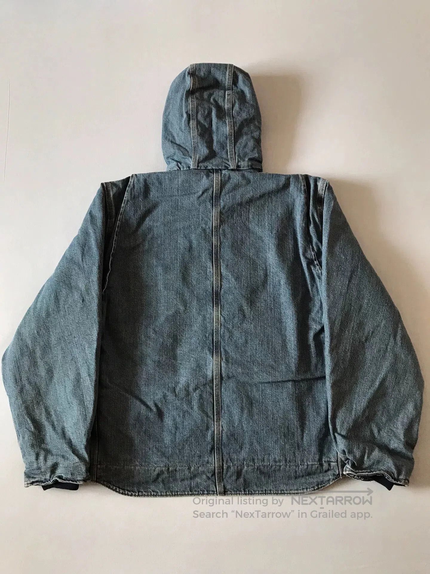 Carhartt Carhartt J239 Denim Hooded Jacket. Size US XL / EU 56 / 4 - 2 Thumbnail