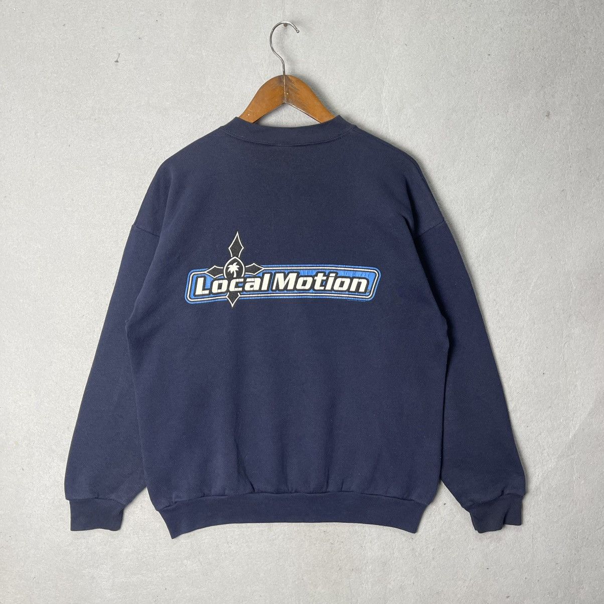 Vintage Vintage Local Motion Crewneck Sweatshirt (90s) Size US L / EU 52-54 / 3 - 6 Thumbnail