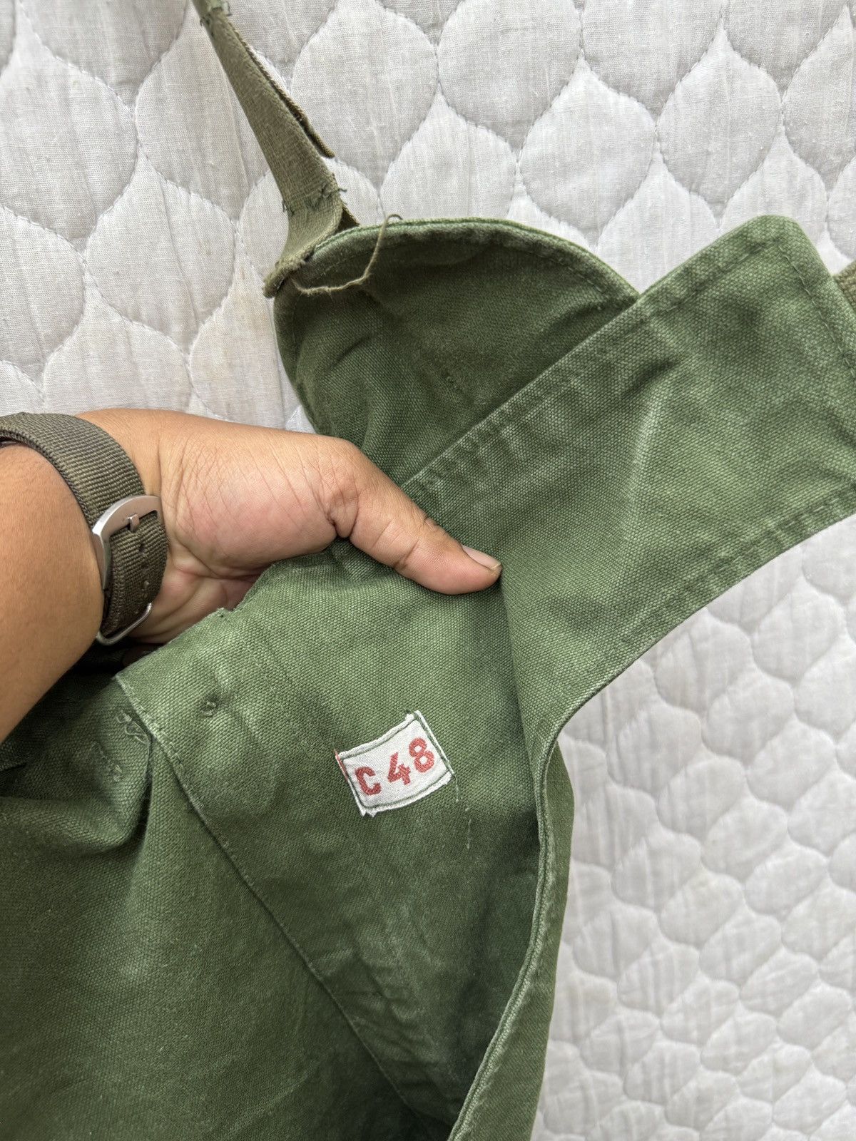 Vintage 🔥🔥🔥ARCHIVE VINTAGE SWEDISH ARMY C48 OVERALL Size US 38 / EU 54 - 8 Thumbnail