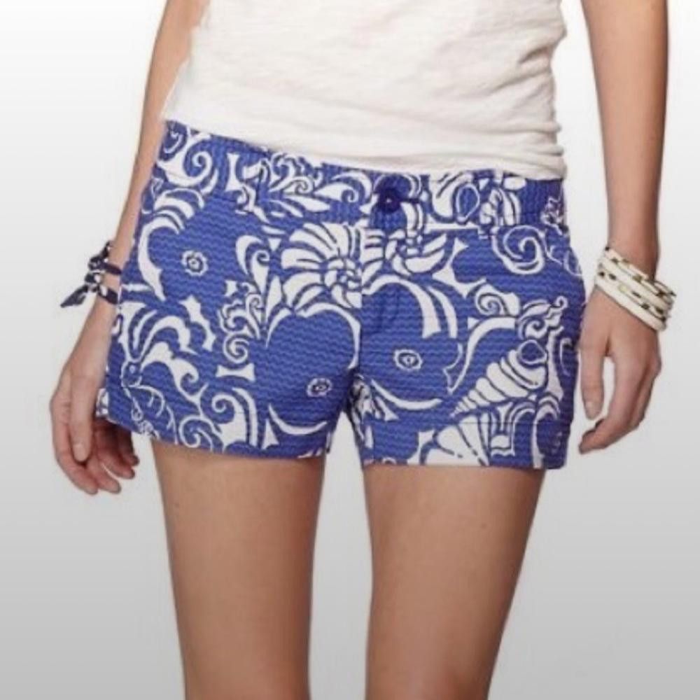 Designer Lilly Pulitzer l Walsh Short In Blue Tide Size 0 Size 25" / US 0 / IT 36 - 1 Thumbnail