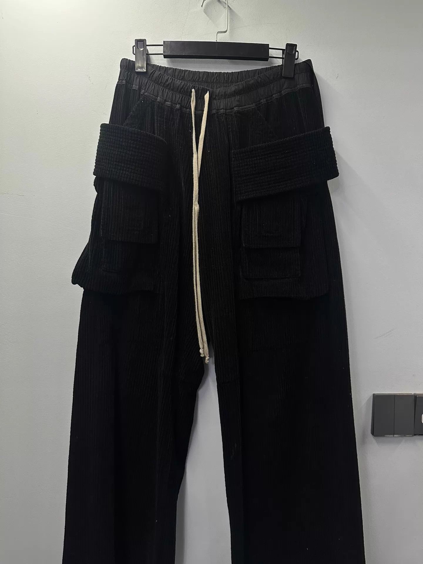 Rick Owens Rick Owens Double Ring Wide-Leg Rare Corduroy XS Size US 27 - 2 Thumbnail