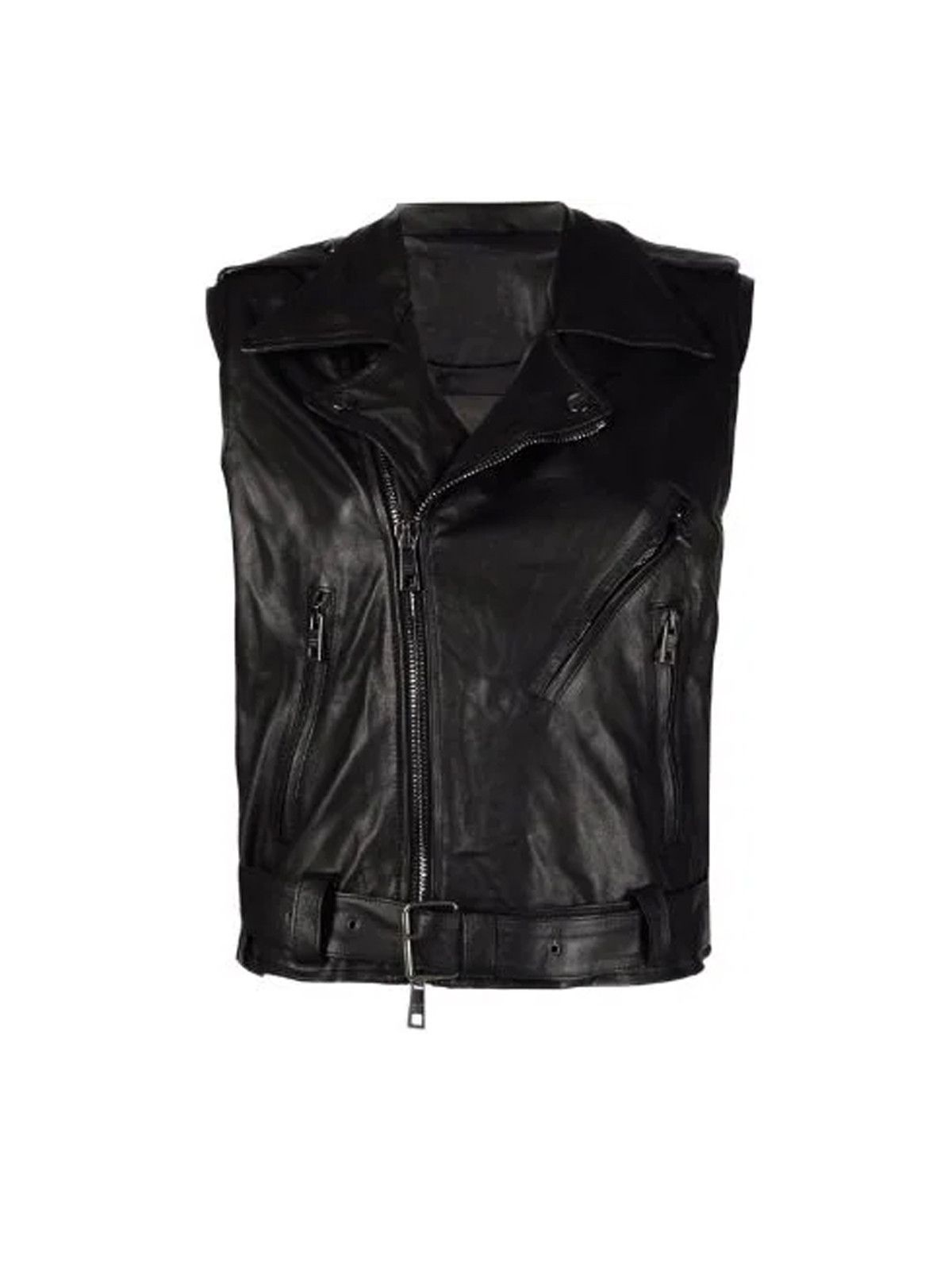 Giorgio Brato LONG LEATHER GILET Size M / US 6-8 / IT 42-44 - 1 Preview