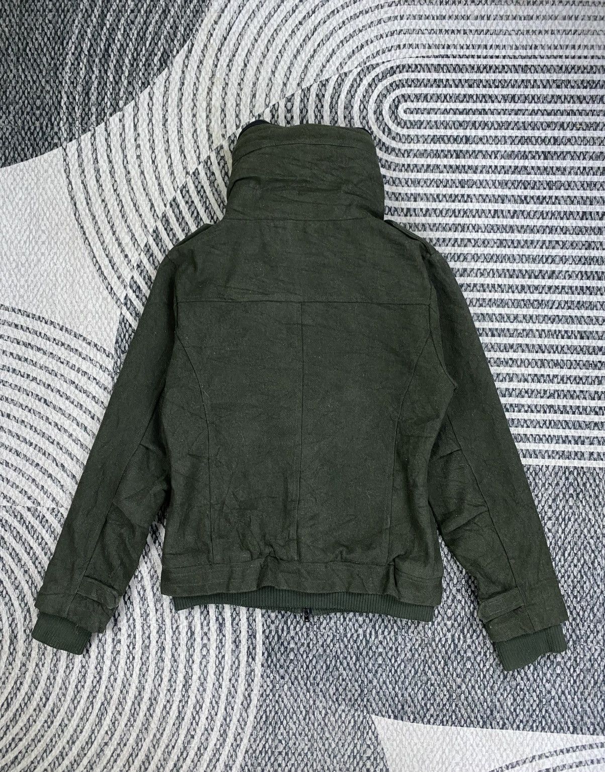 Japanese Brand Vtg Jude Bloom Casual Army Green Heavyweight Zip-Up Jacket Size US M / EU 48-50 / 2 - 2 Thumbnail