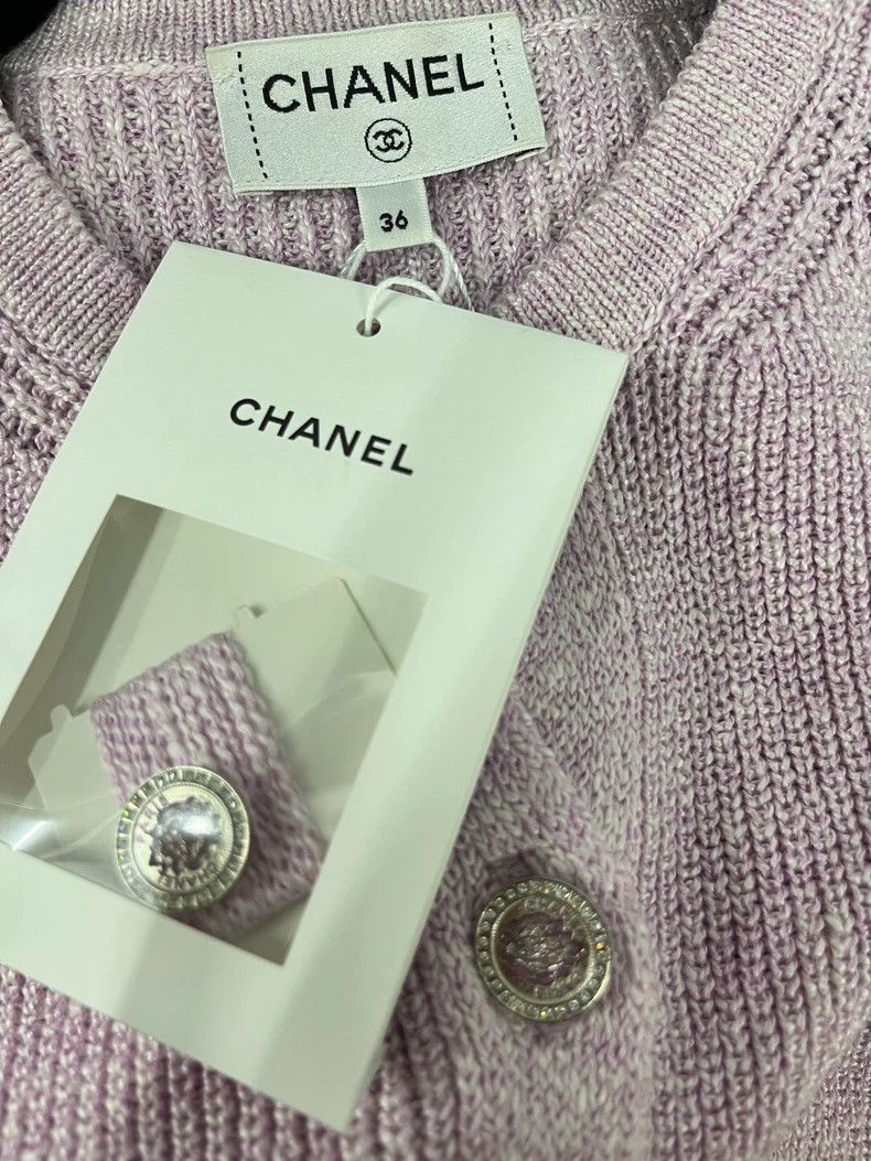 Chanel Chanel 23P pink knitted cardigan coat Size XS / US 0-2 / IT 36-38 - 4 Thumbnail