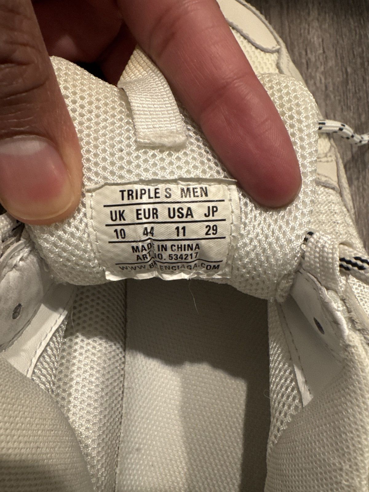 Balenciaga Balenciaga Triple S Size US 11 / EU 44 - 6 Thumbnail