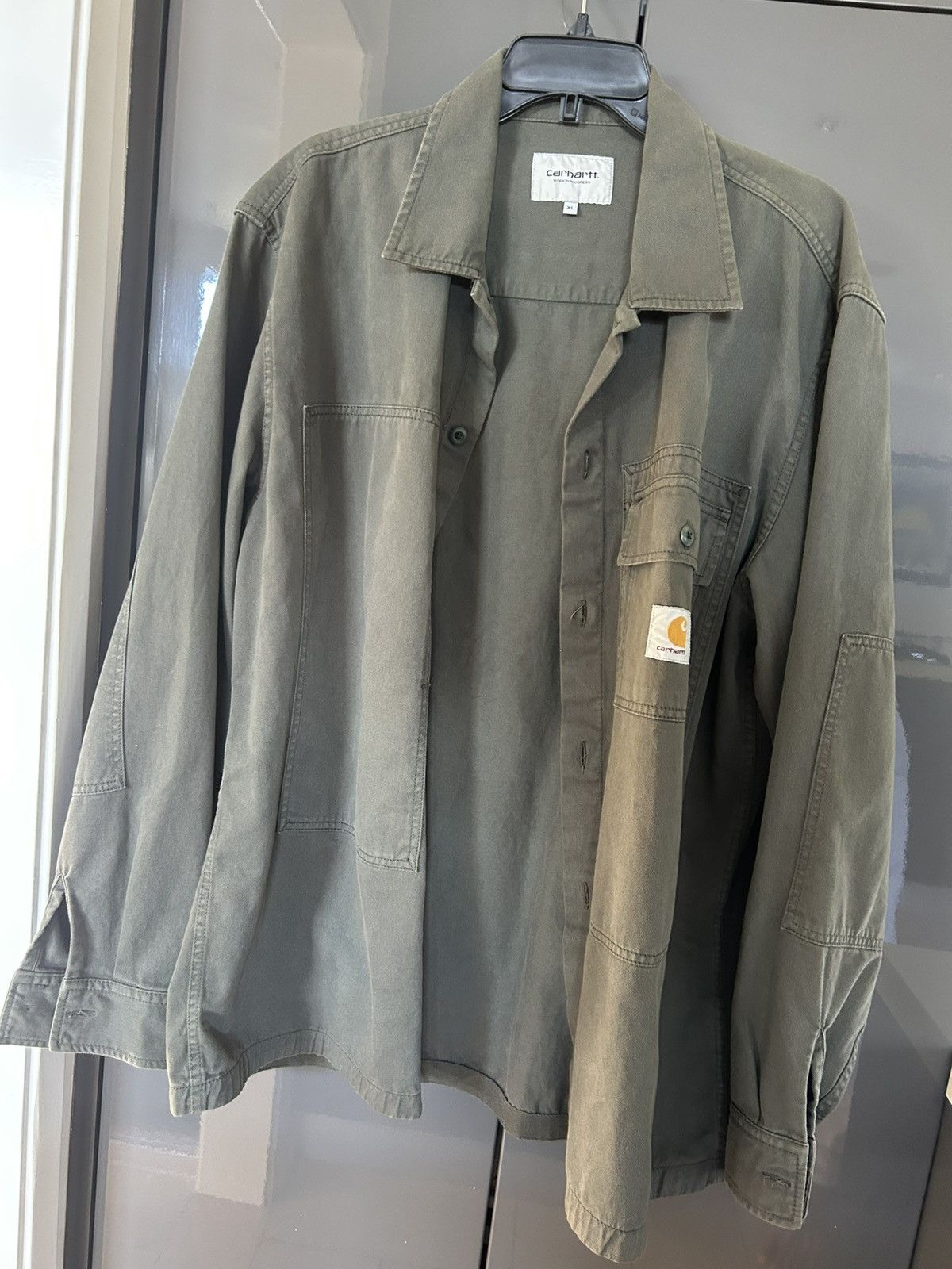 Carhartt Wip CARHARTT WIP Charter Logo Patch Overshirt Size US XL / EU 56 / 4 - 4 Thumbnail