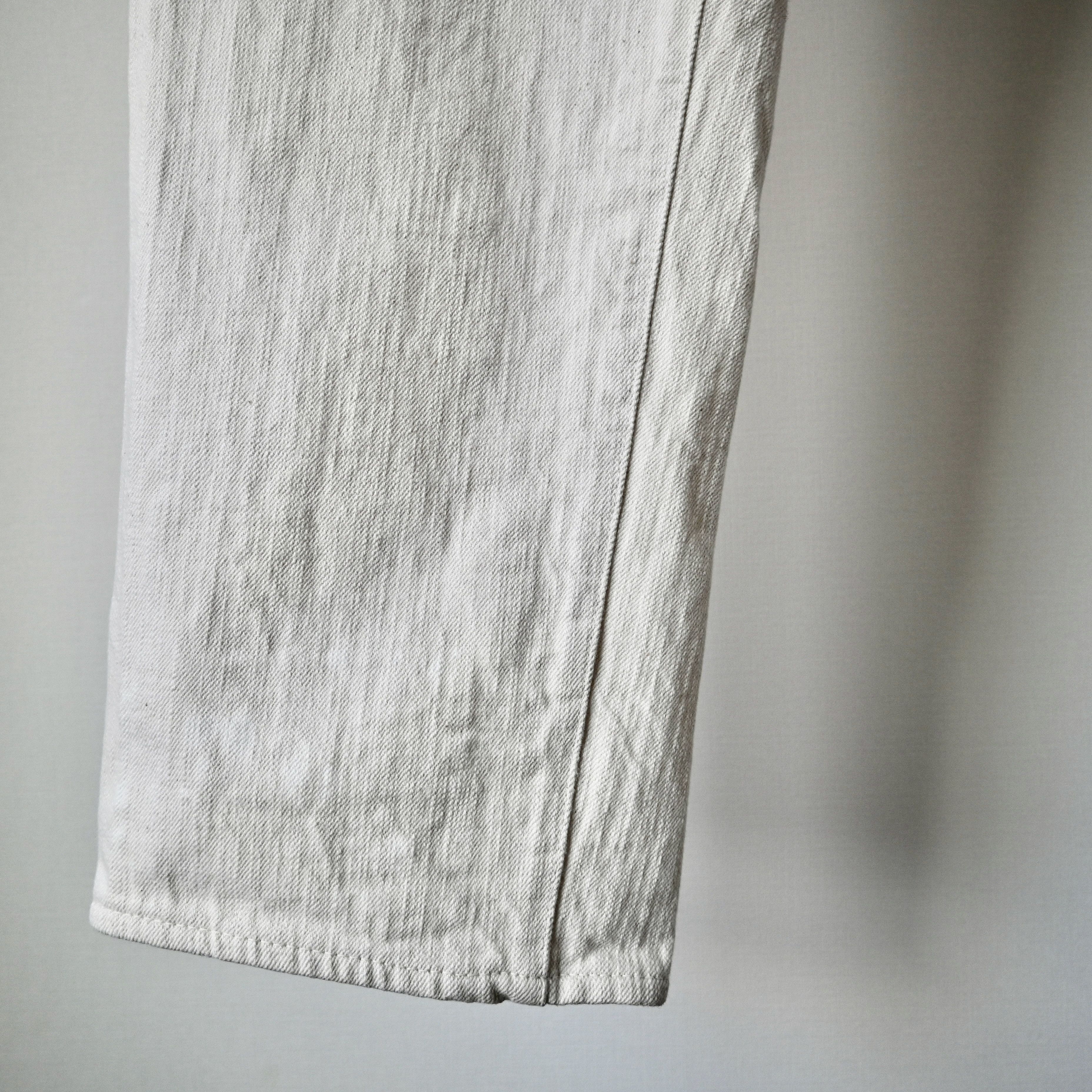 Evisu Hidehiko Yamane by Evisu white slub denim jeans Size US 33 - 11 Thumbnail