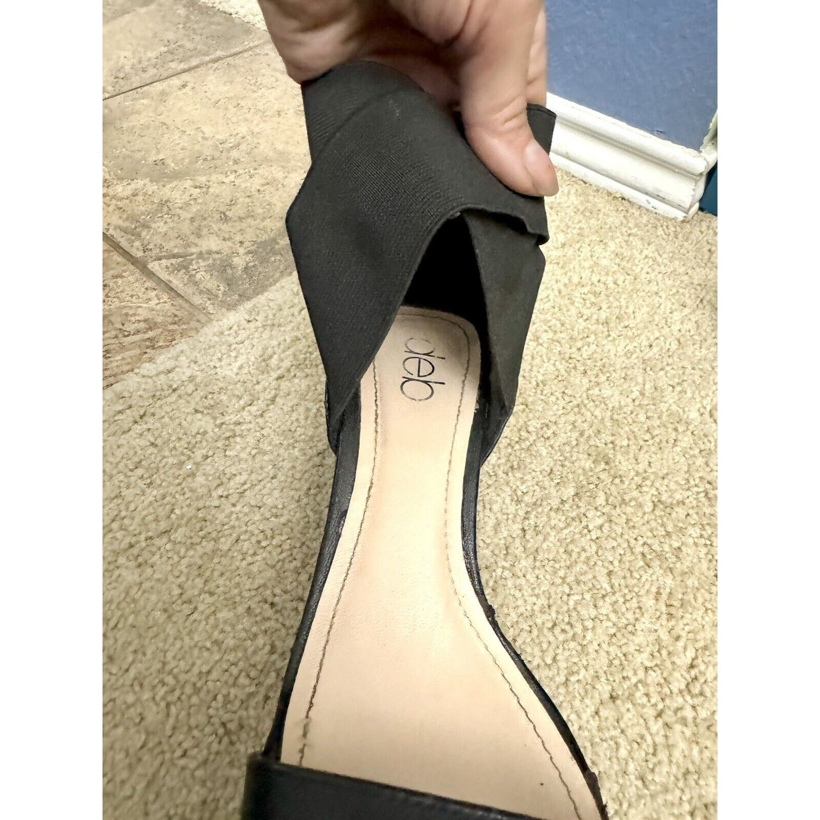 Other Deb Black Strappy Open Toe Heels Sandals - Size 6 Size US 6 / IT 36 - 9 Thumbnail