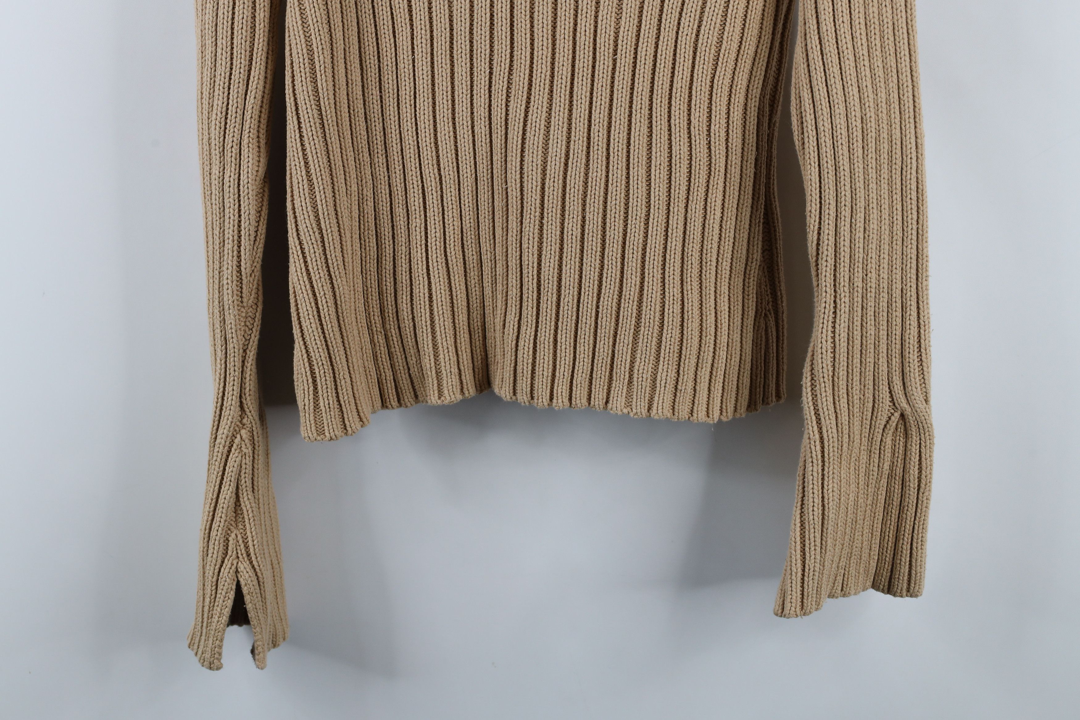 Vintage Vintage 90s Y2K Babydoll Sleeve Ribbed Turtleneck Sweater Size XL / US 12-14 / IT 48-50 - 8 Thumbnail