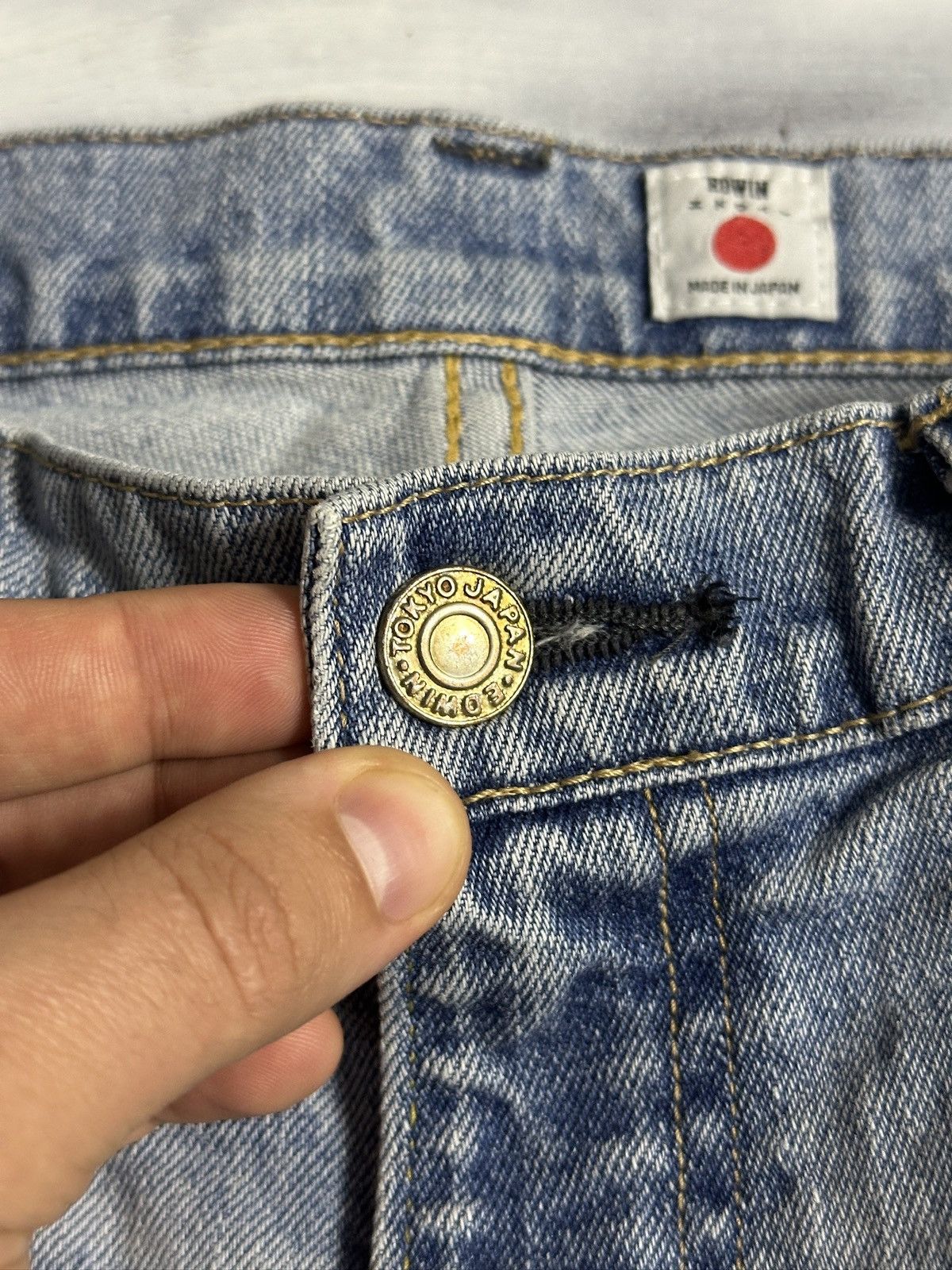 Edwin Rare Vintage Edwin Made In Japan Denim Pants Jeans Size US 32 / EU 48 - 4 Thumbnail