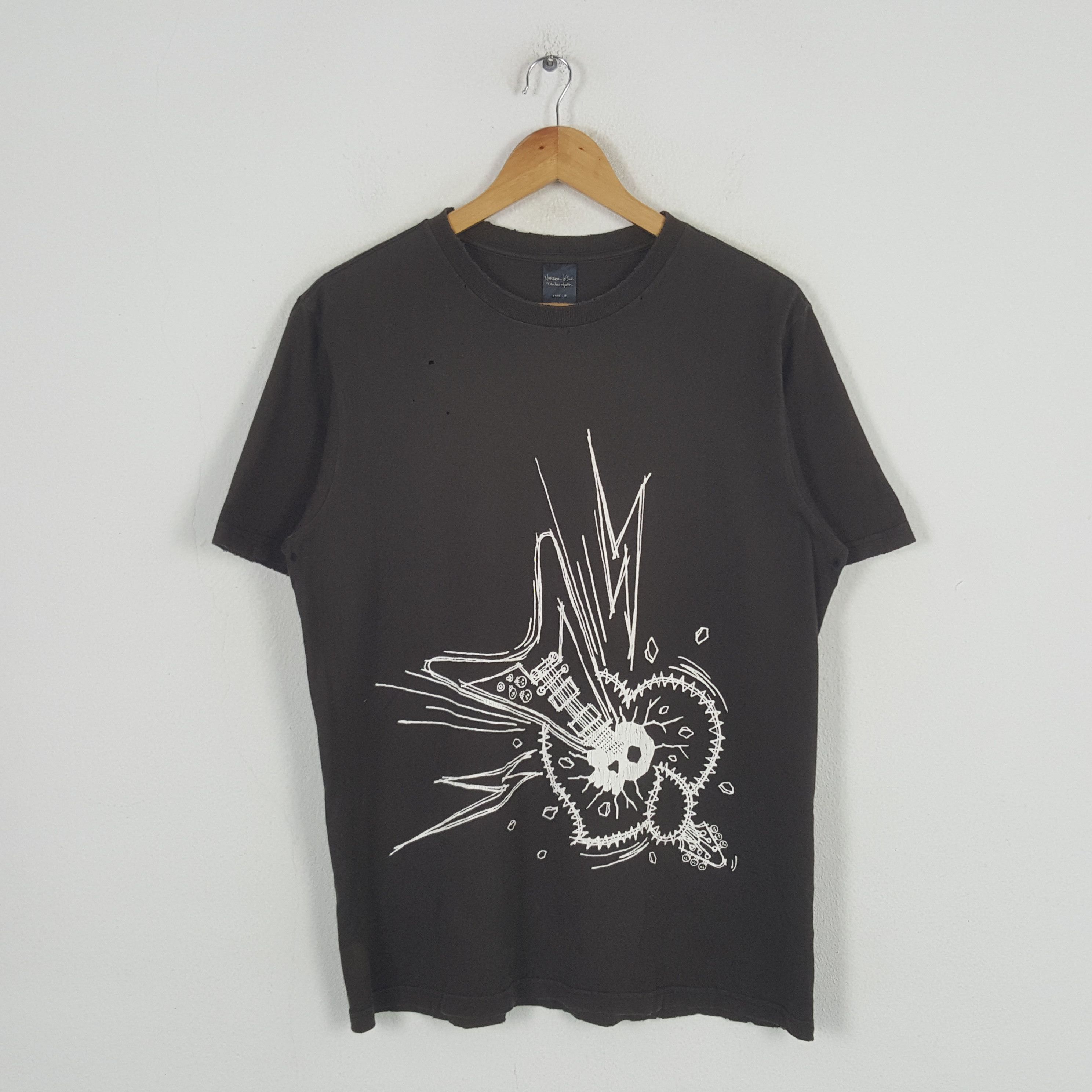 Japanese Brand Vintage Number (N)ine Japanese Brand Rock Tshirt C276N71 Size US L / EU 52-54 / 3 - 1 Thumbnail