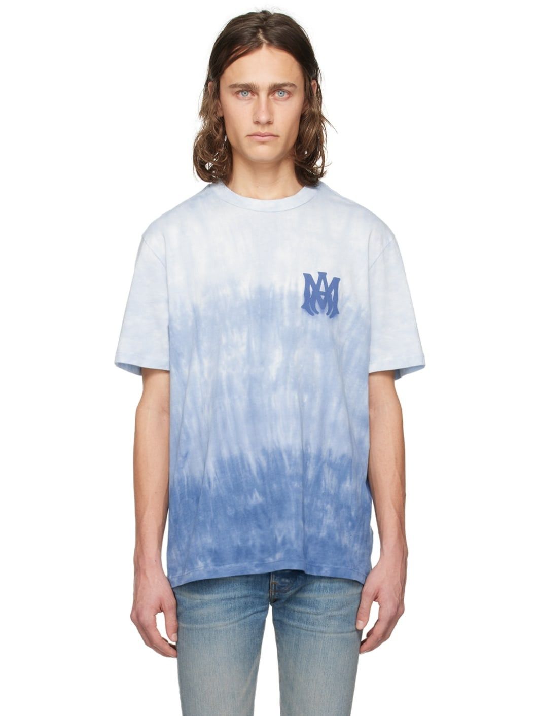 Amiri o1s1wg110425 MA Dip Dye T-Shirt in Blue Size US S / EU 44-46 / 1 - 1 Thumbnail