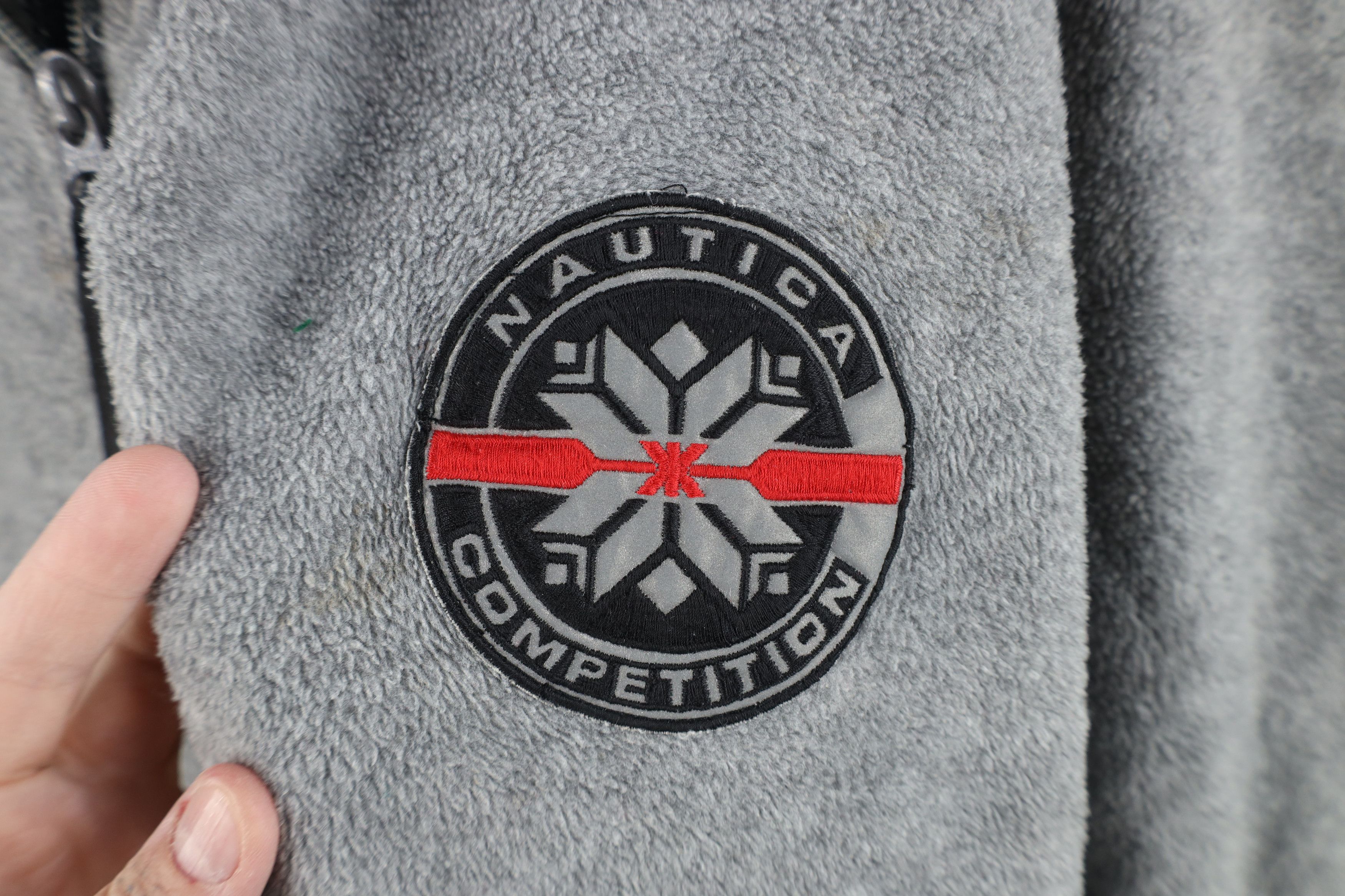 Nautica Vintage 90s Nautica Competition Half Zip Fleece Sweater Size US XL / EU 56 / 4 - 4 Thumbnail
