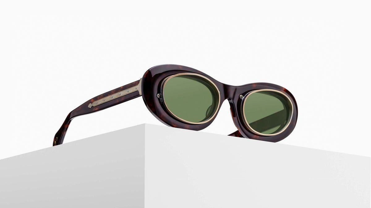 Matsuda MATSUDA 10604H Dark Tortoise Limited Edition Sunglasses Size ONE SIZE - 5 Thumbnail