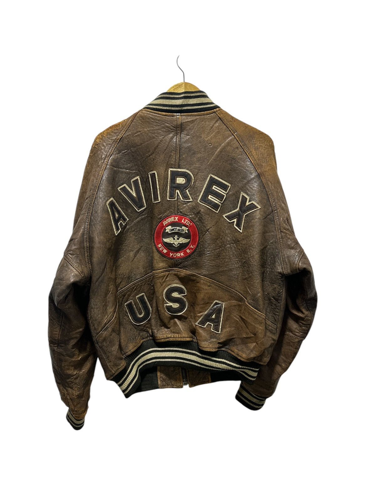 Men's Avirex Leather Jackets | Grailed