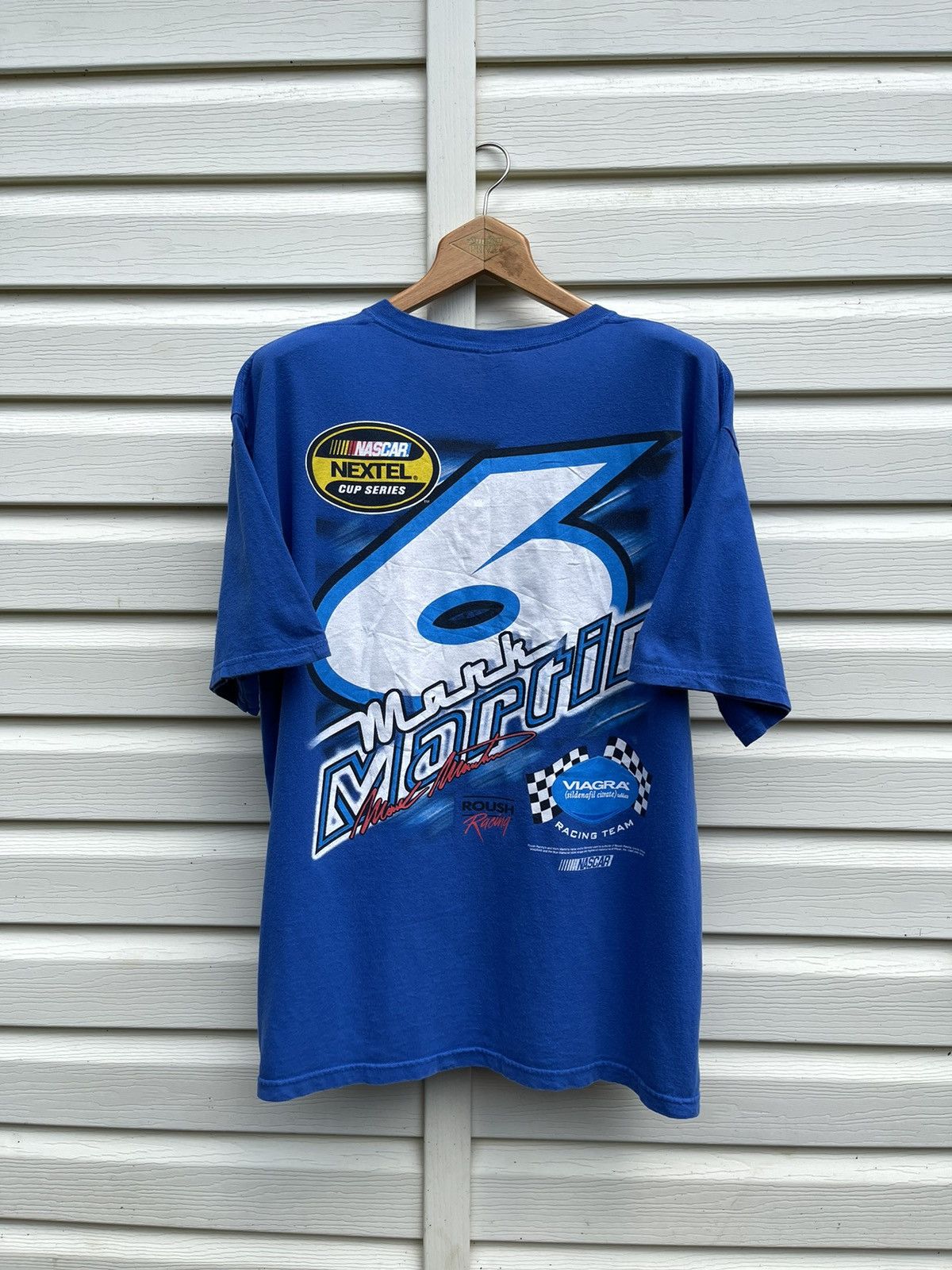 NASCAR Mark Martin Ford Racing Viagra NASCAR Cup Series Tee Shirt Size US XL / EU 56 / 4 - 3 Thumbnail