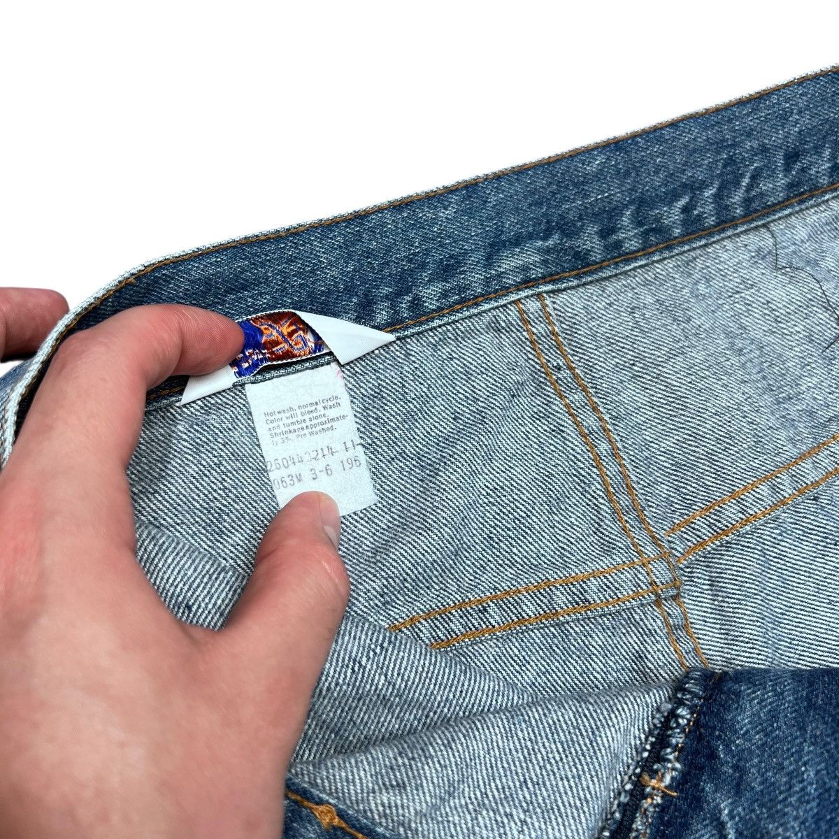 Levi's Vintage 1970s Levi’s Orange Tab High Waisted Denim Jeans Size 26" / US 2 / IT 38 - 4 Thumbnail