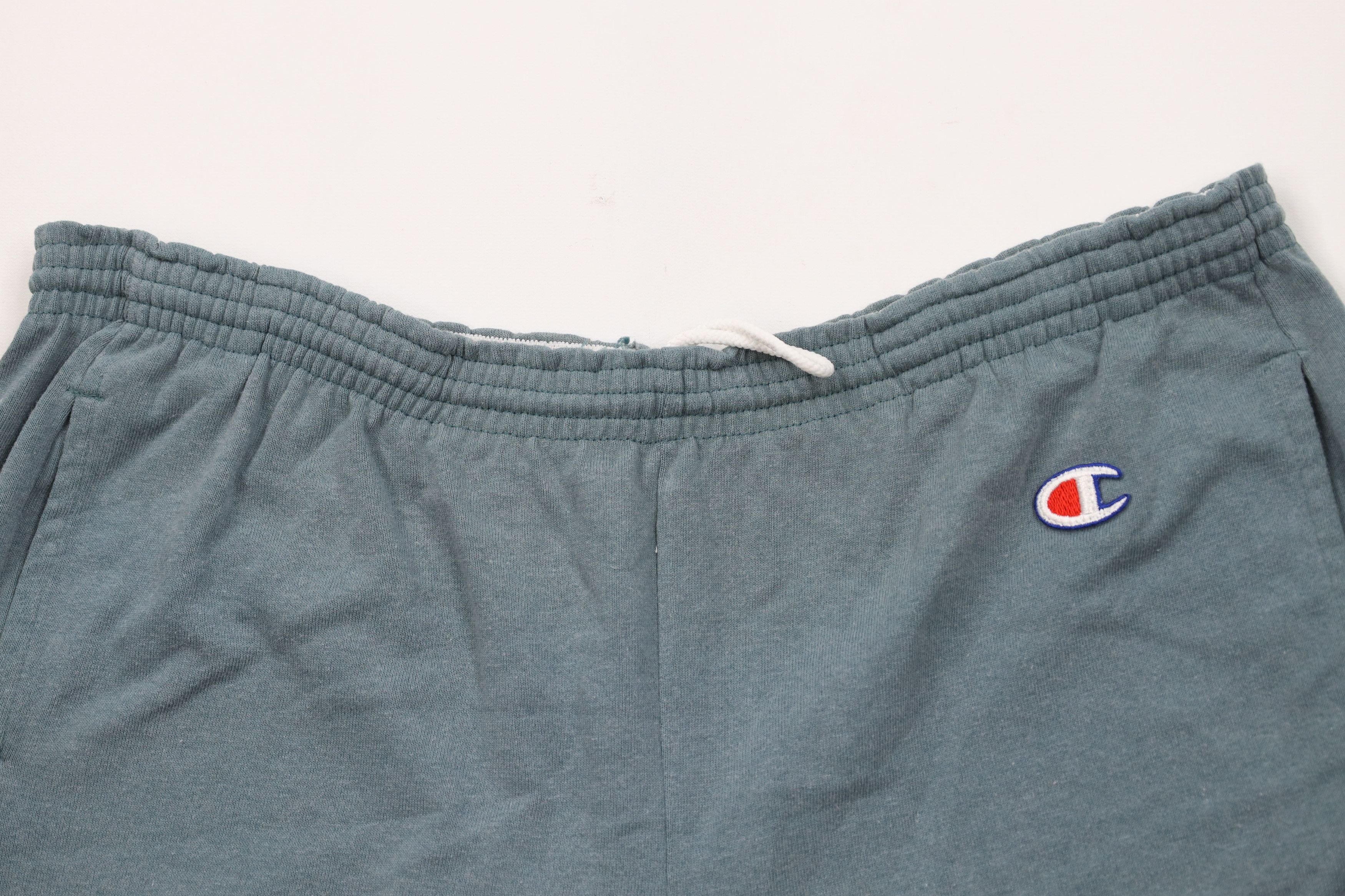 Champion × Vintage Vintage 80s 90s Champion Above Knee Shorts Teal Cotton AS IS Size US 36 / EU 52 - 7 Thumbnail