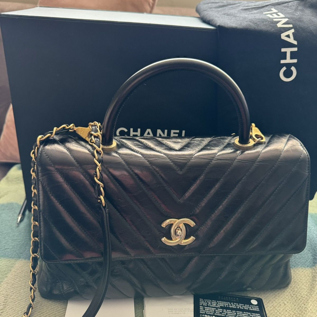 Chanel Coco Top Handle Bag - Full Set - New condition Size ONE SIZE - 10 Thumbnail