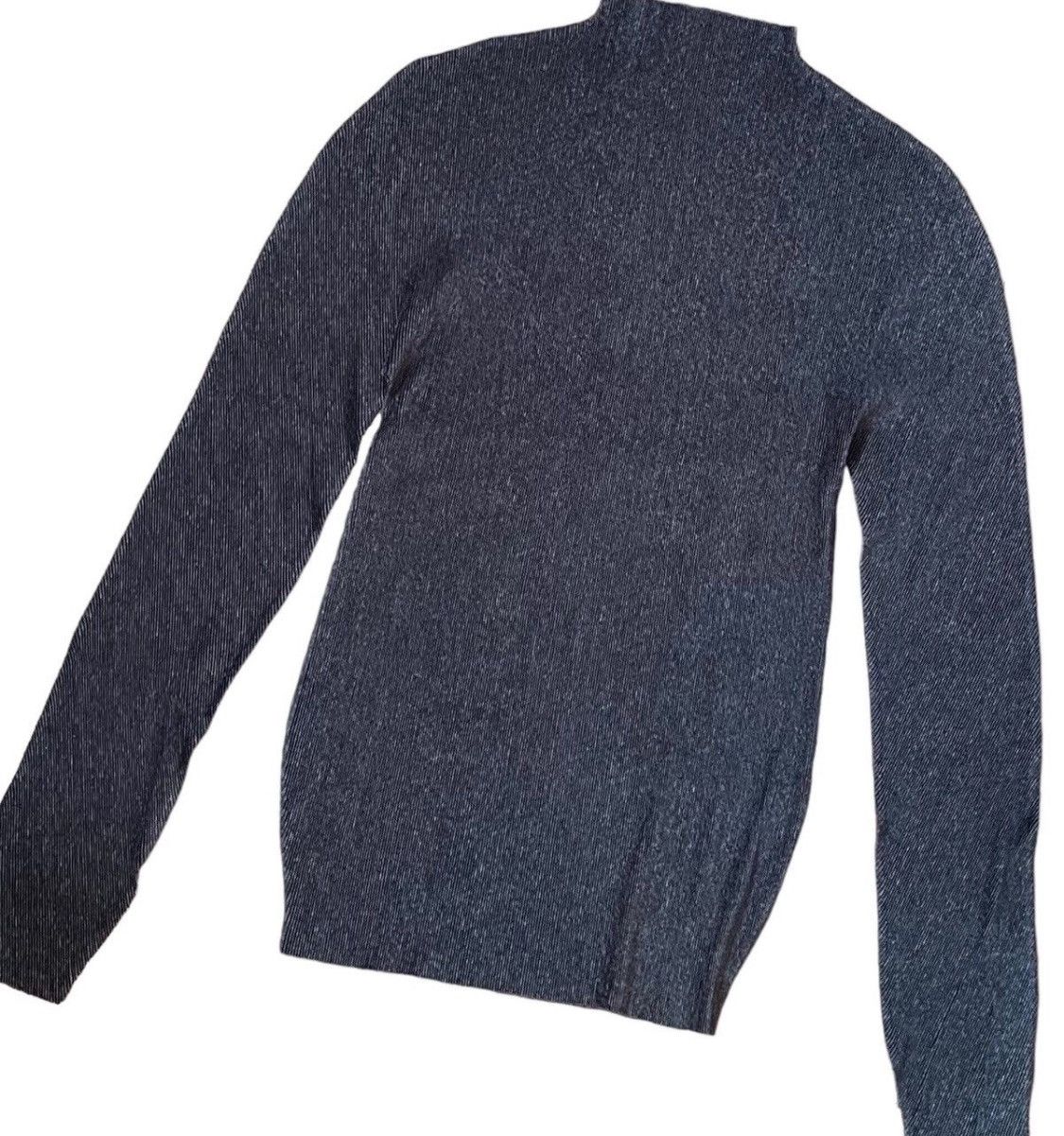 Pleats Please Issey Miyake TAX FREE 🇺🇸 issey miyake pleats please dark grey mockneck Size S / US 4 / IT 40 - 4 Thumbnail