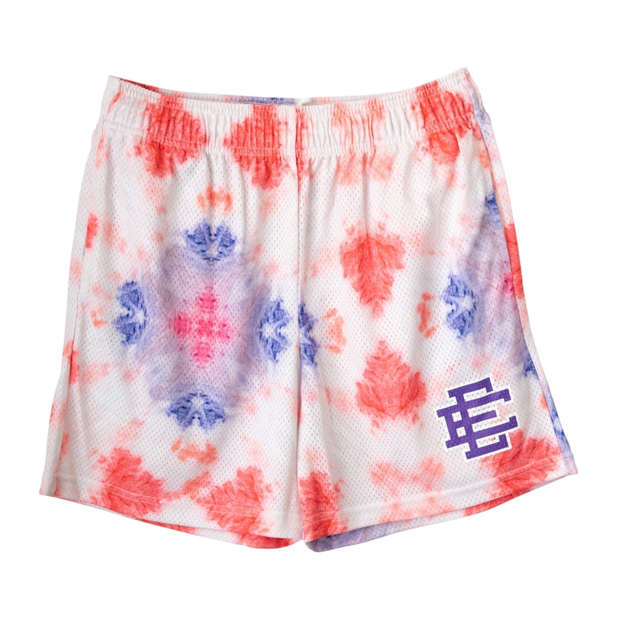EE Basic Shorts Pink Purple Tie Dye