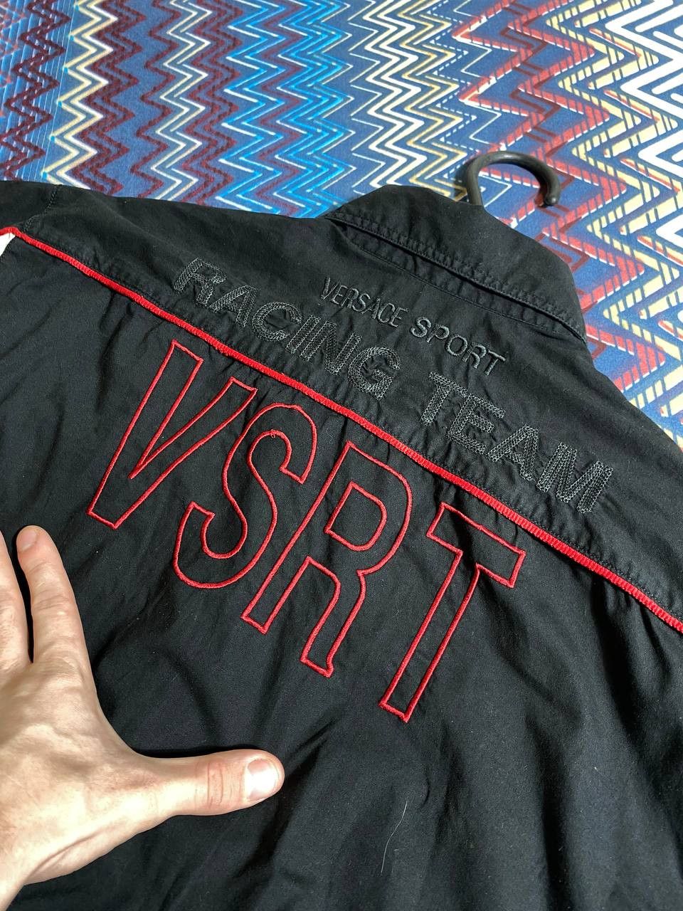 Versace Vintage Y2K shirt Versace black luxury big logo streetwear Size US M / EU 48-50 / 2 - 11 Thumbnail