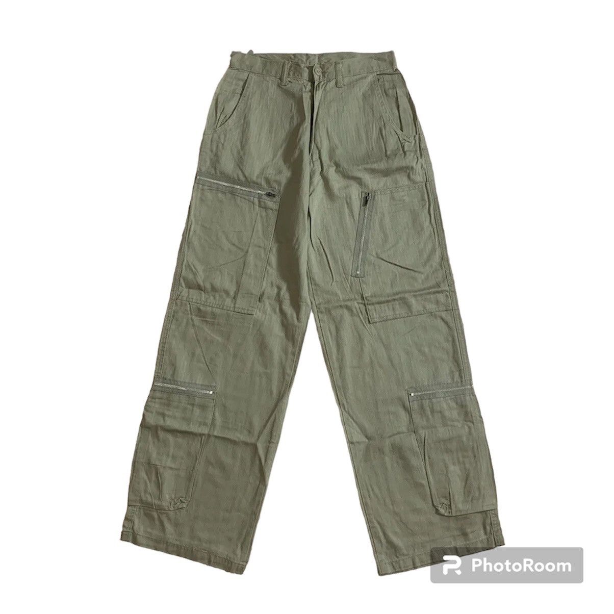 Seditionaries ‼️ RARE ‼️ JAPANESE VTG BIG POCKET TROUSERS BAGGY HBT TWILL Size US 28 / EU 44 - 1 Thumbnail