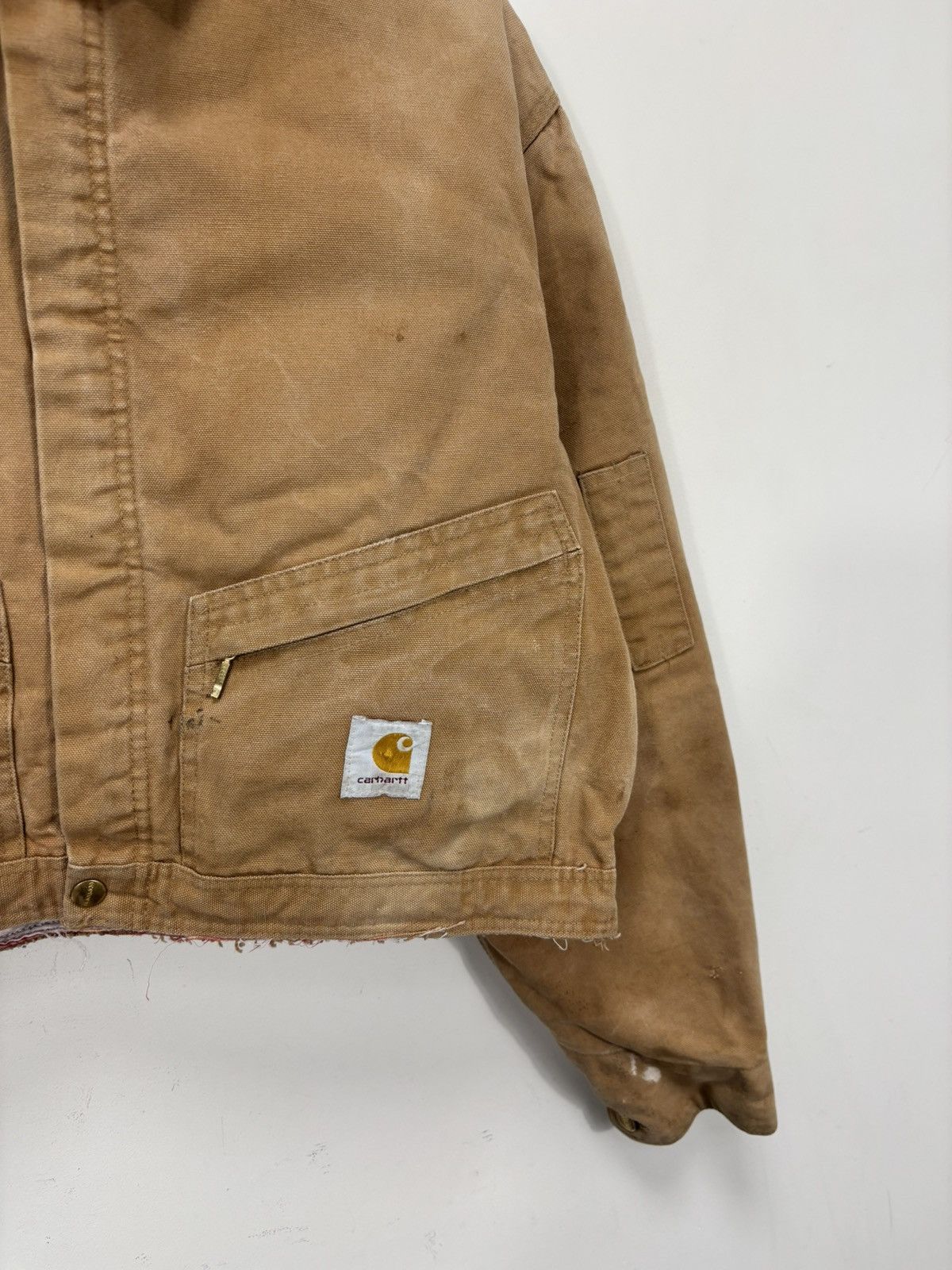 Carhartt Vintage Carhartt 1990s Made In USA Work Boxy Cropped Jacket Size US M / EU 48-50 / 2 - 6 Thumbnail